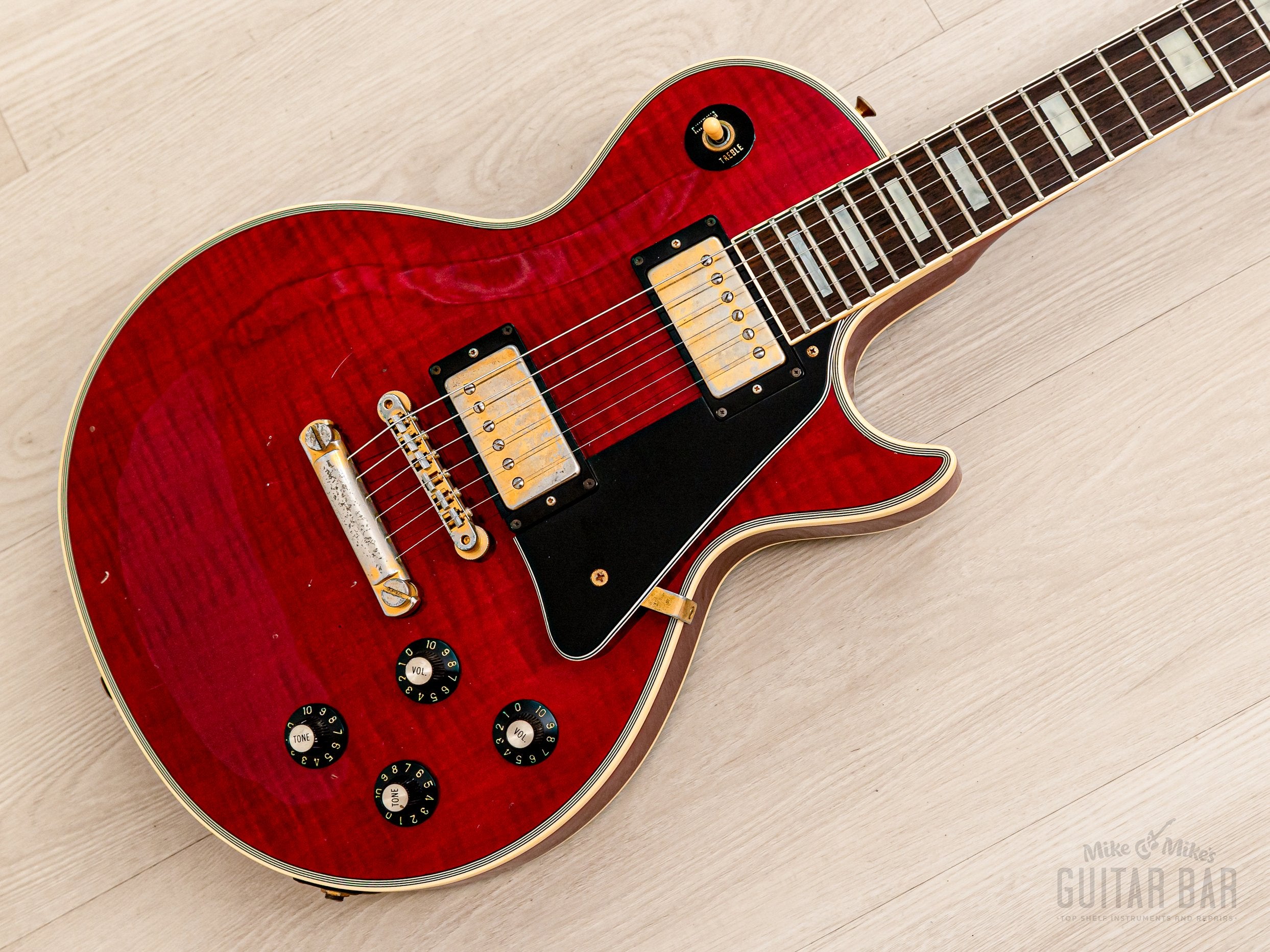 1987 Greco Mint Collection EGC68-70 Custom Flame Top Vintage Guitar 100% Original w/ Case, Japan Fujigen