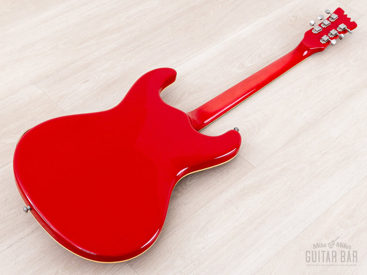 Mosrite 40th Anniversary back of body, low angle