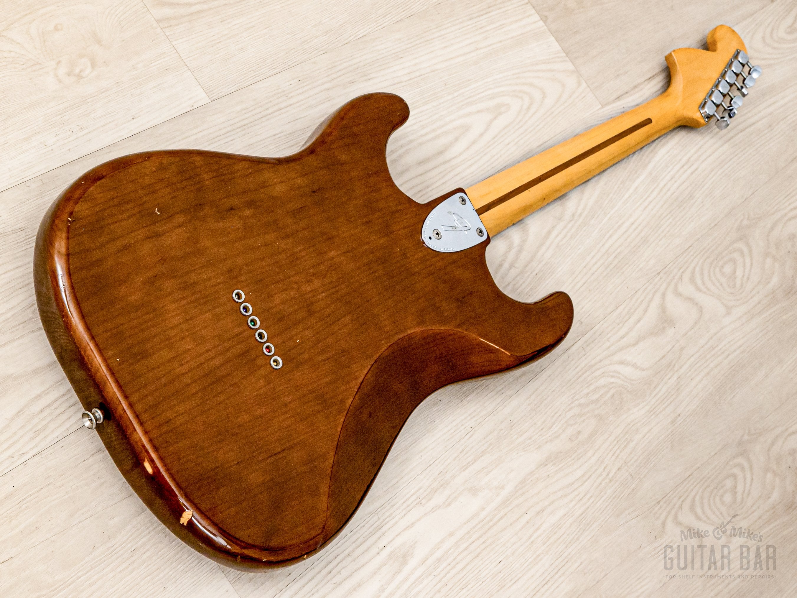 1980 Fender Stratocaster Hardtail Vintage Guitar Mocha, Schecter Dream Machine Mods w/ F500T Pickups, Case