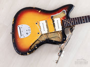 1965 Fender Jazzmaster Sunburst body, angled view