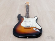 2024 Fender Stratocaster XII 12-string Sunburst, front view, low angle