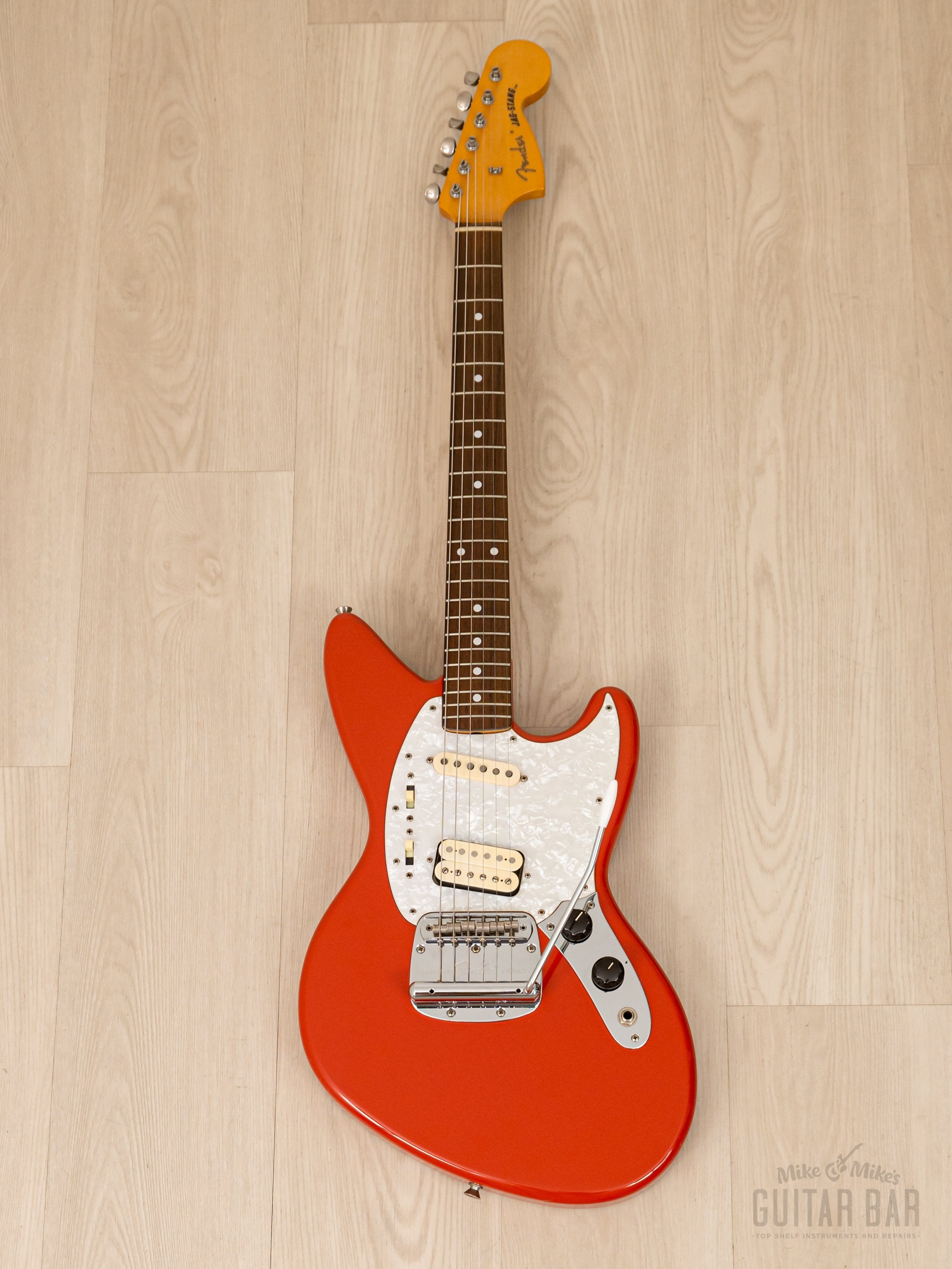 2002 Fender Jag-Stang Kurt Cobain Signature Offset Guitar Fiesta Red 100%  Original, Japan CIJ