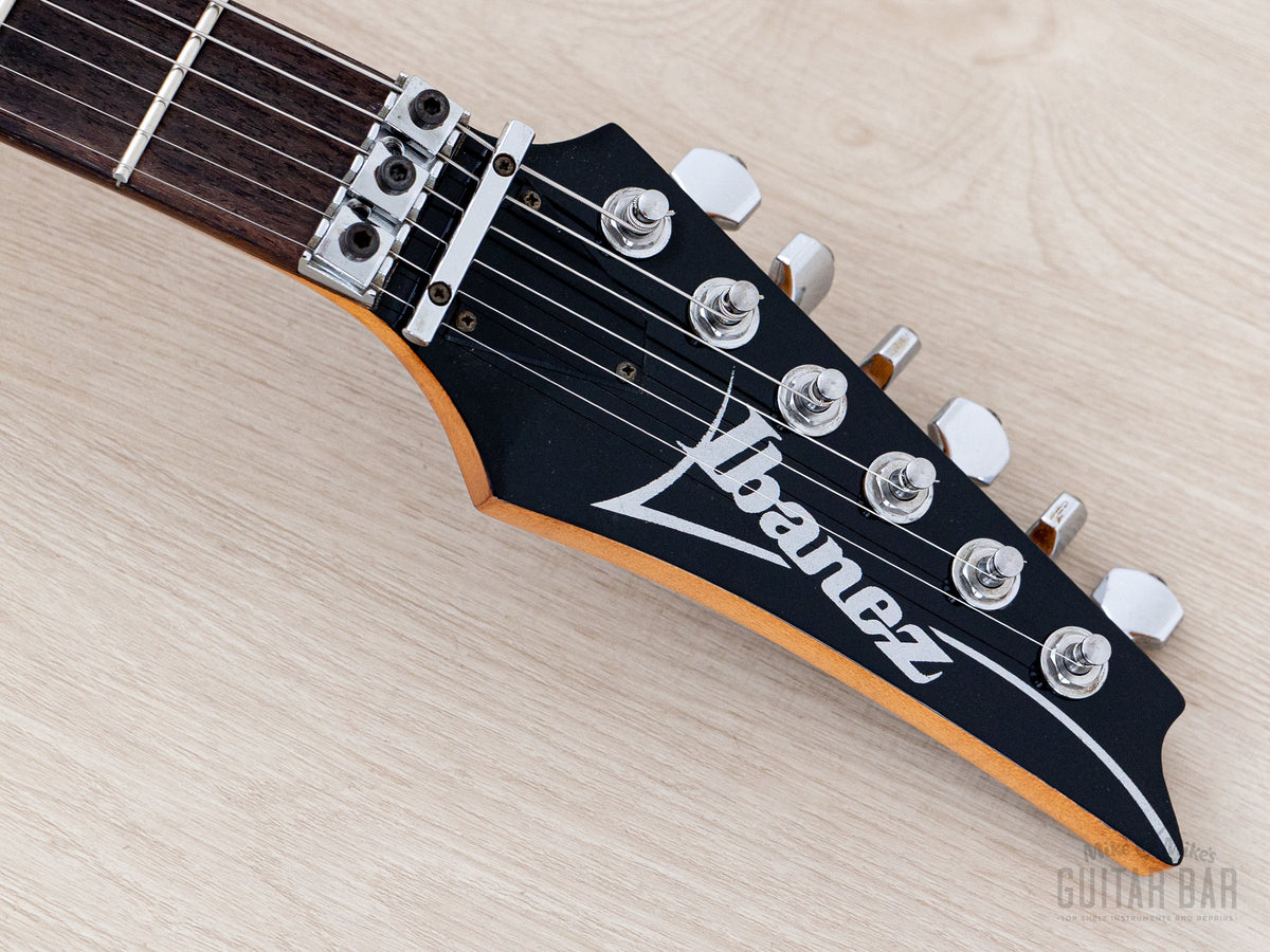 1987 Ibanez RG665 Splash finish headstock front