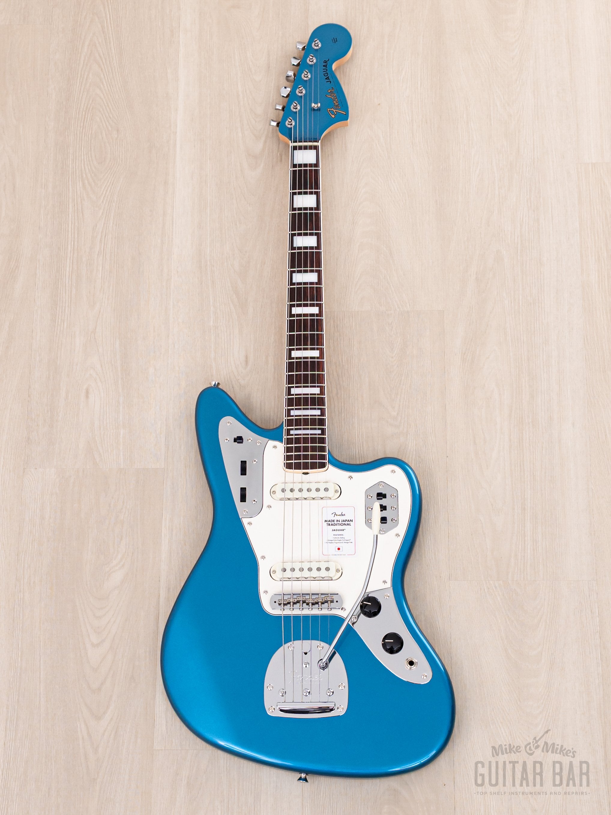 2025 Fender Traditional II Late ‘60s Jaguar Lake Placid Blue + Headstock, Blocks & Binding, Japan MIJ