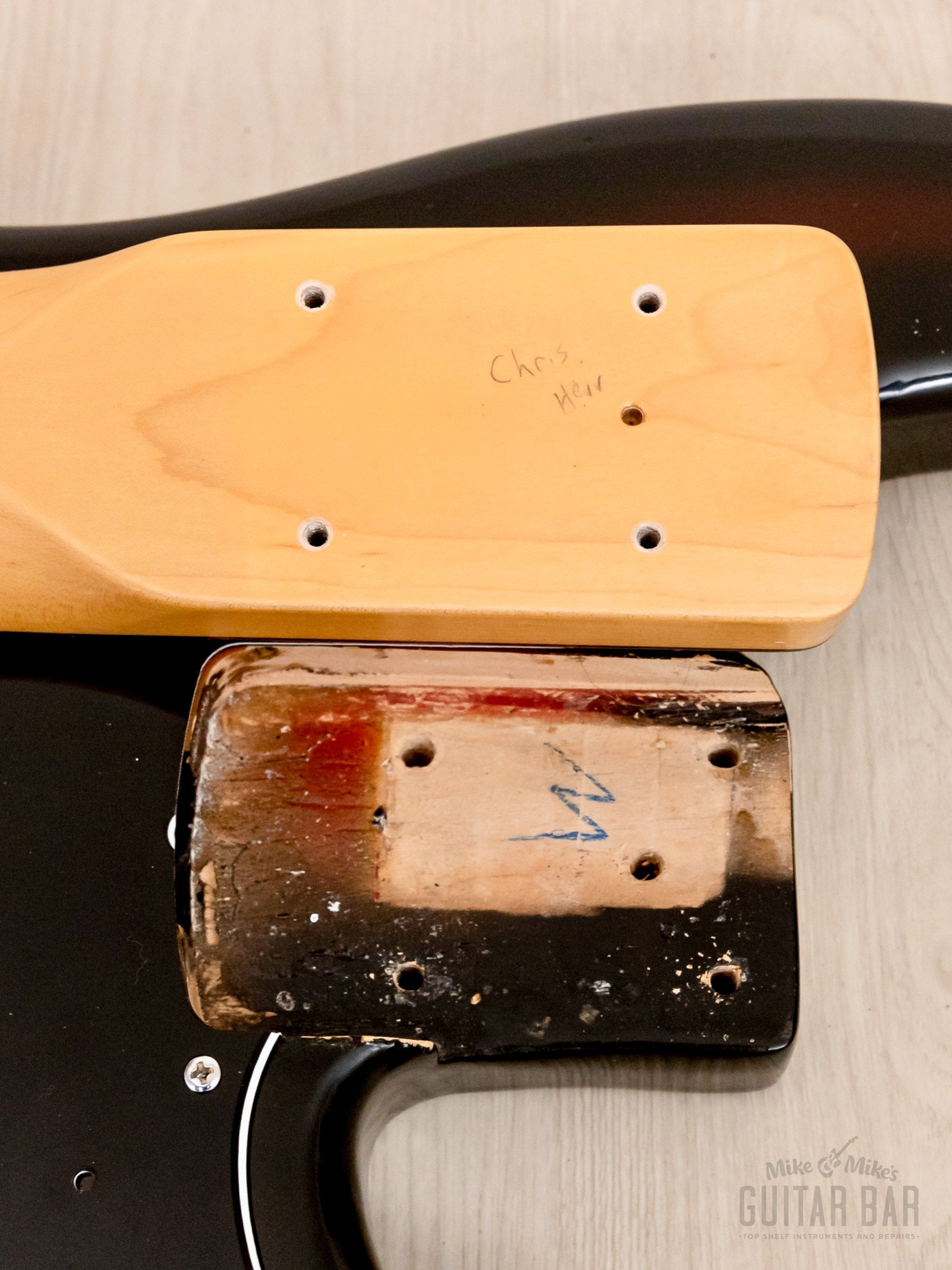 1970s Fender Precision Bass Body w/ USA Custom Neck & Lindy Fralin Pickups, Sunburst w/ Case