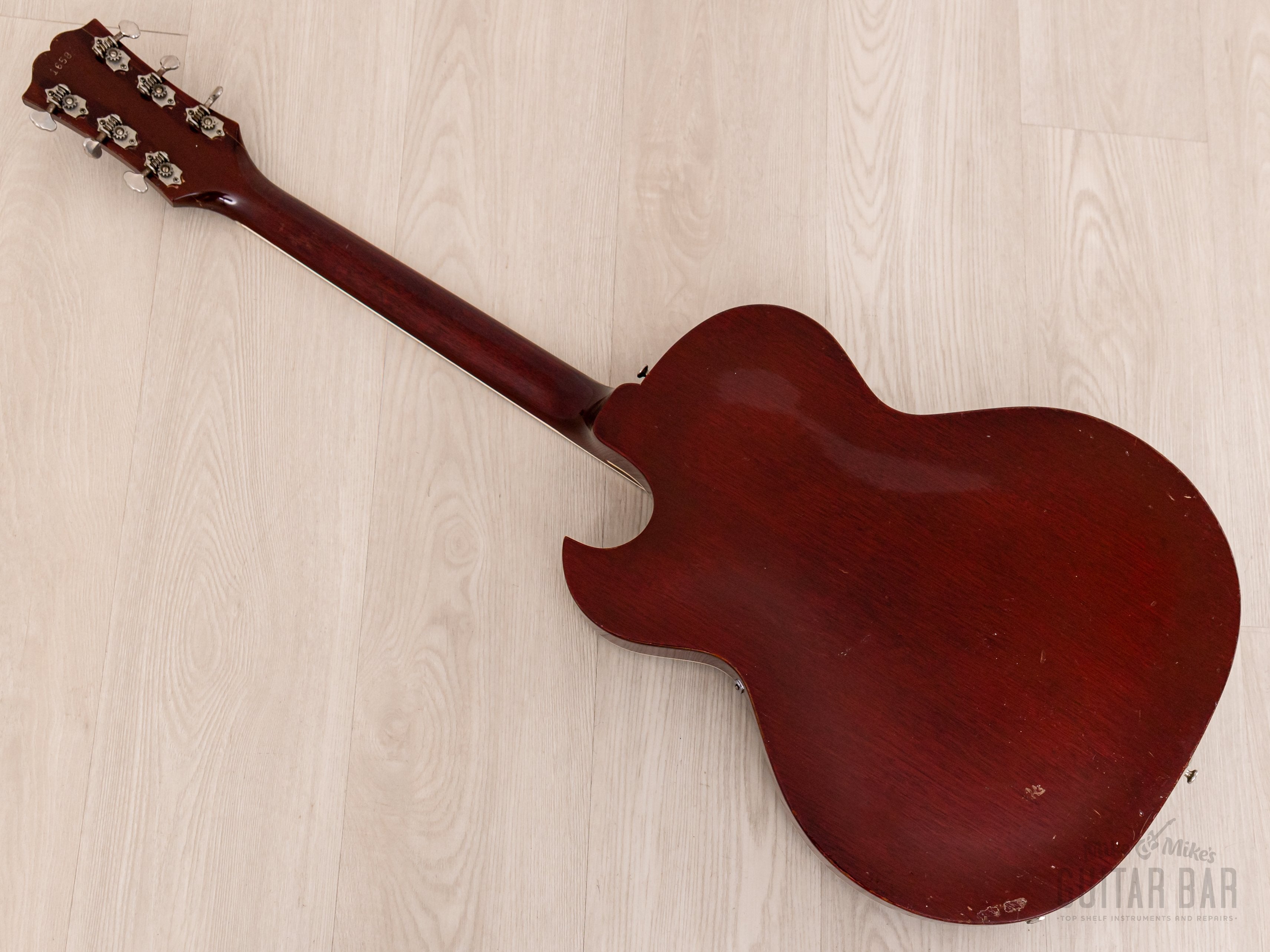 1961 Guild Starfire I Vintage Hollowbody Electric Guitar Cherry Red w/ DeArmond DynaSonic, Case