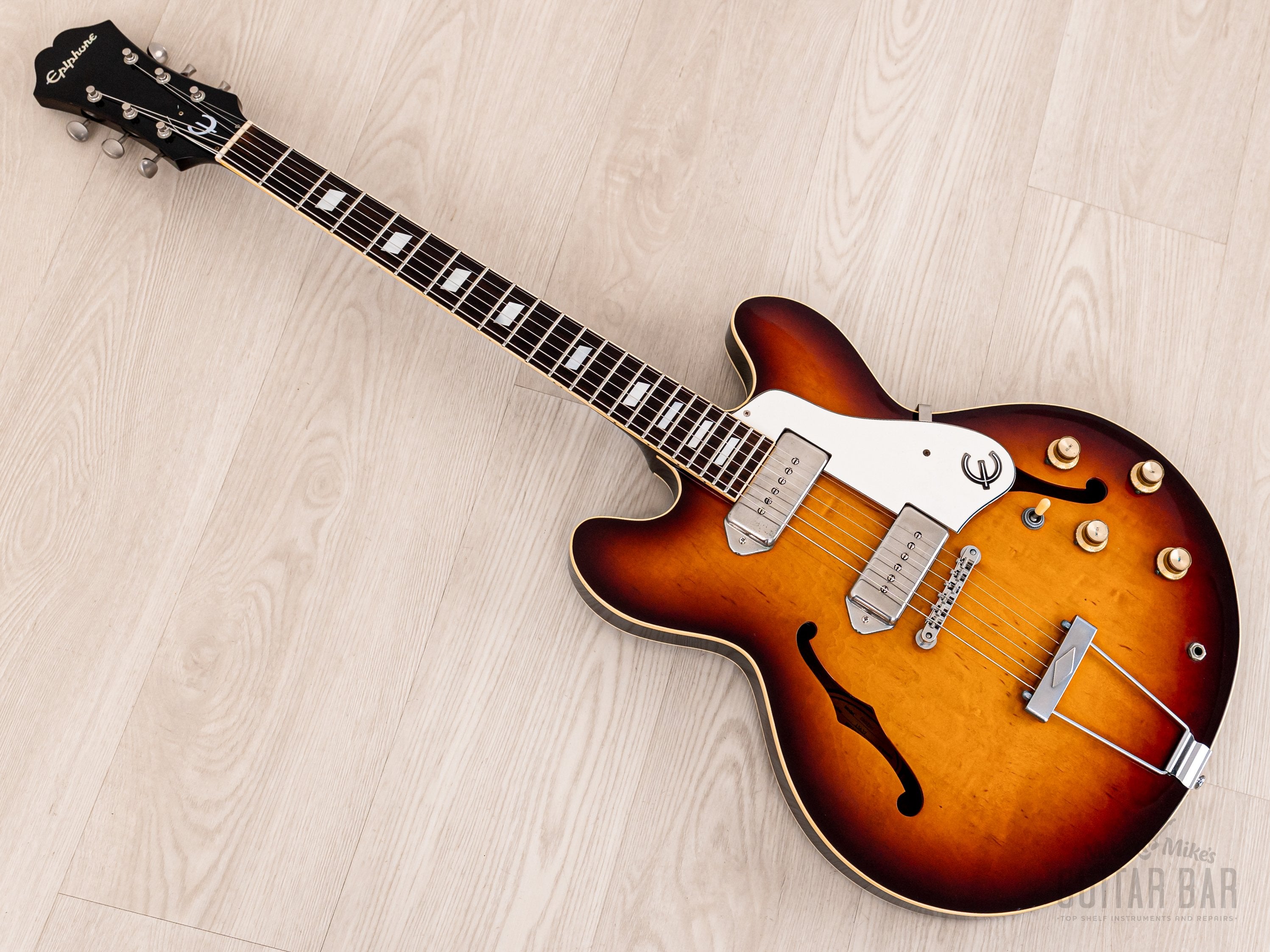1991 Epiphone Casino Sunburst Near-Mint, Pre-Elitist w/ Case, Japan Te