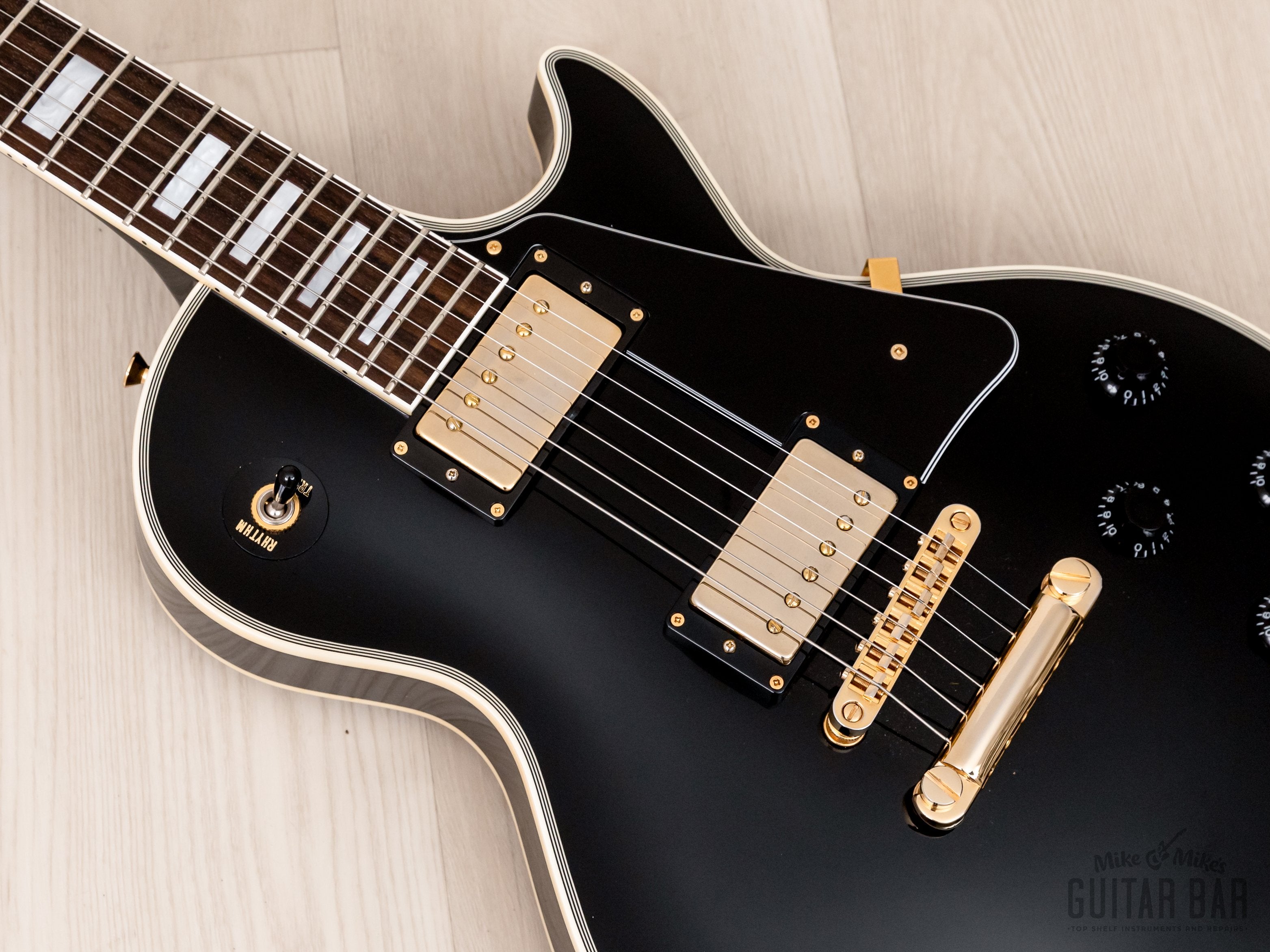 2009 Burny RLC-85 Custom Black Beauty Mahogany Top w/ Hangtags, Japan Fernandes