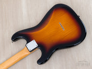 2024 Fender Stratocaster XII 12-string Sunburst, back of body, angled