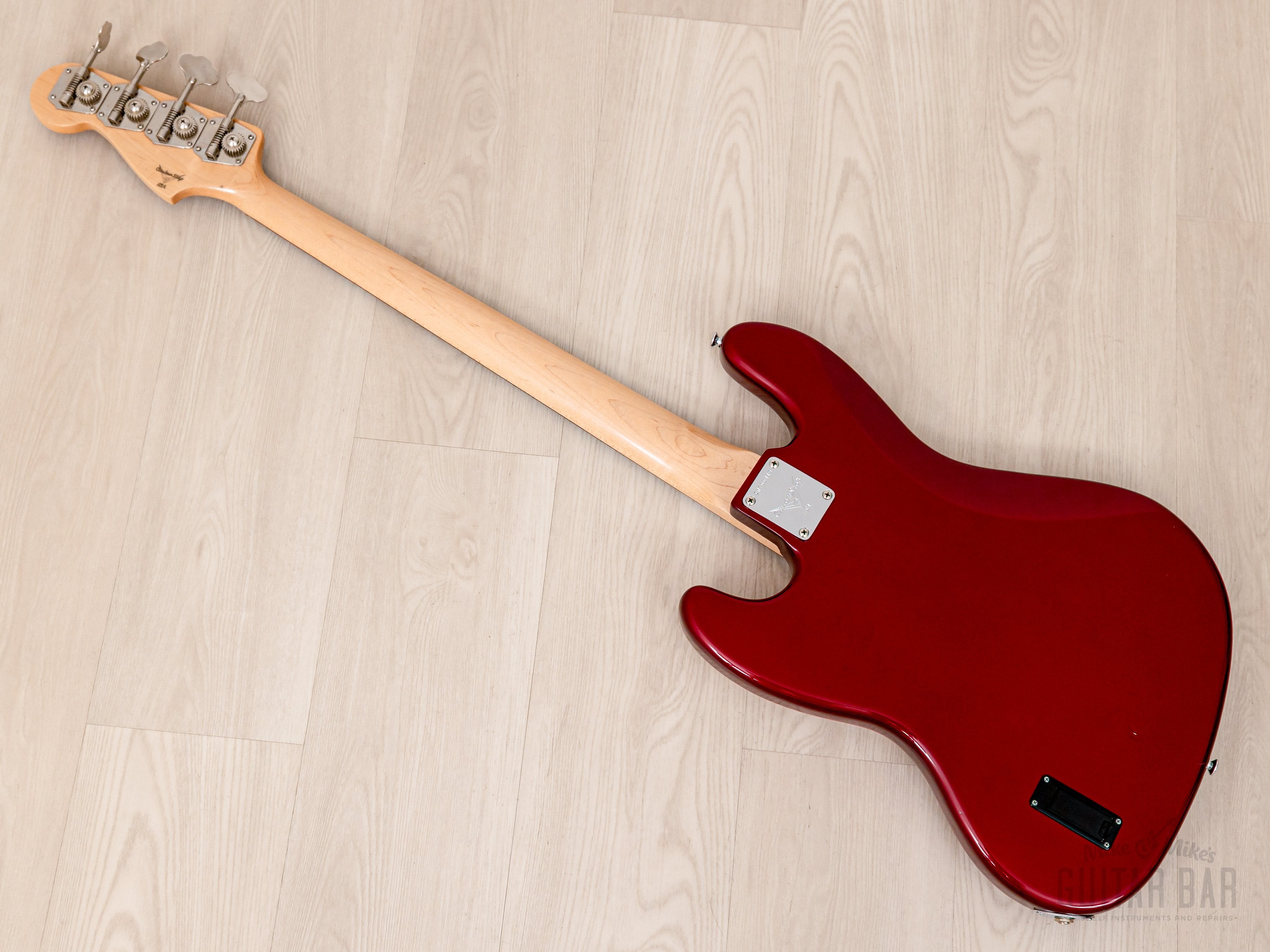 1998 Fender Custom Shop '62 Jazz Bass Candy Apple Red w/ Headstock, Bartolini Mods