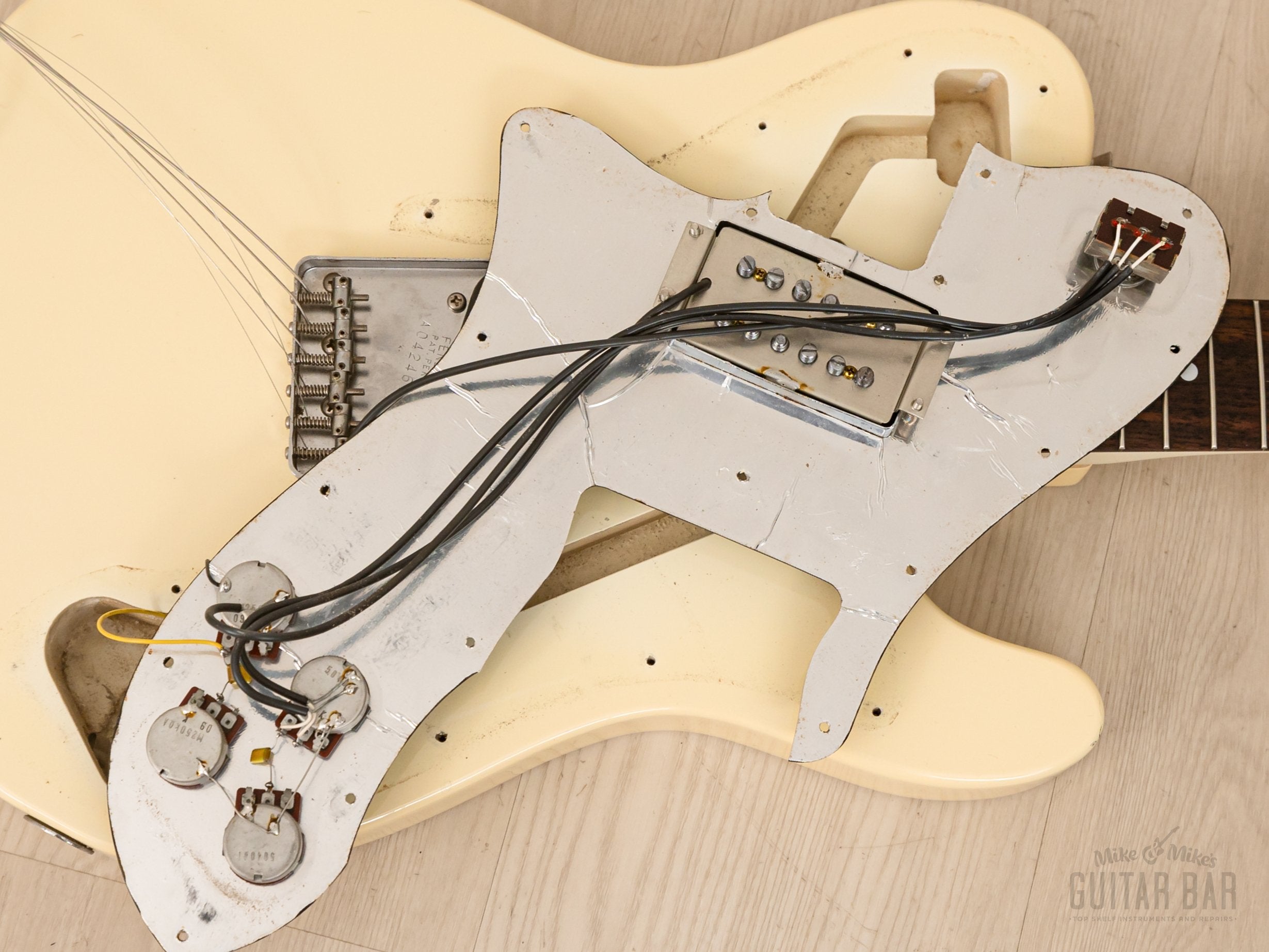 1990 Fender Order Made Telecaster Custom TC72 White, Non-Catalog w/ Leopard Guard, Japan MIJ Fujigen