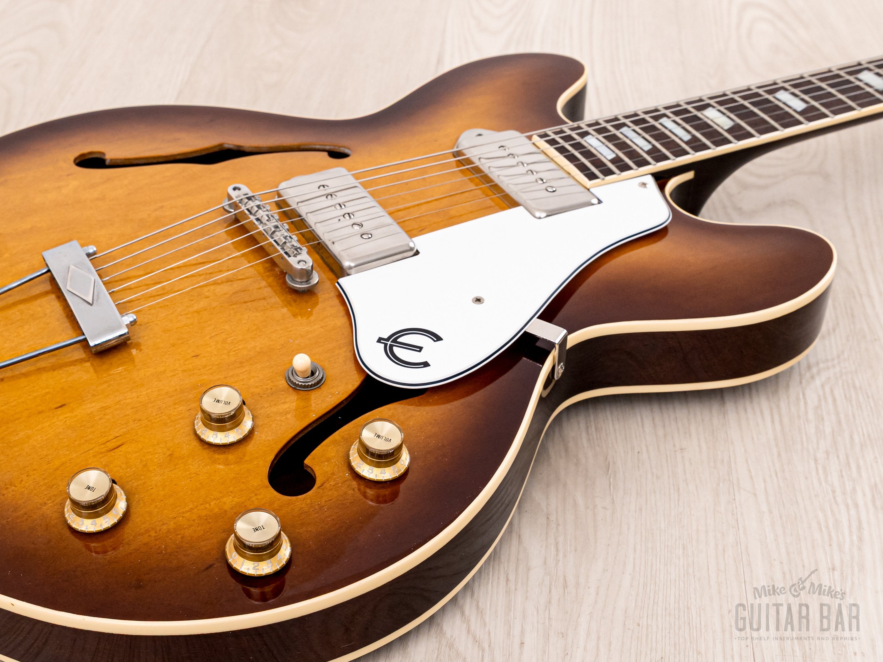 1988 Epiphone Casino Vintage Electric Guitar Violin Sunburst Pre-Elitist, Japan Terada