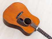1960 Martin D-18 - body angle with neck
