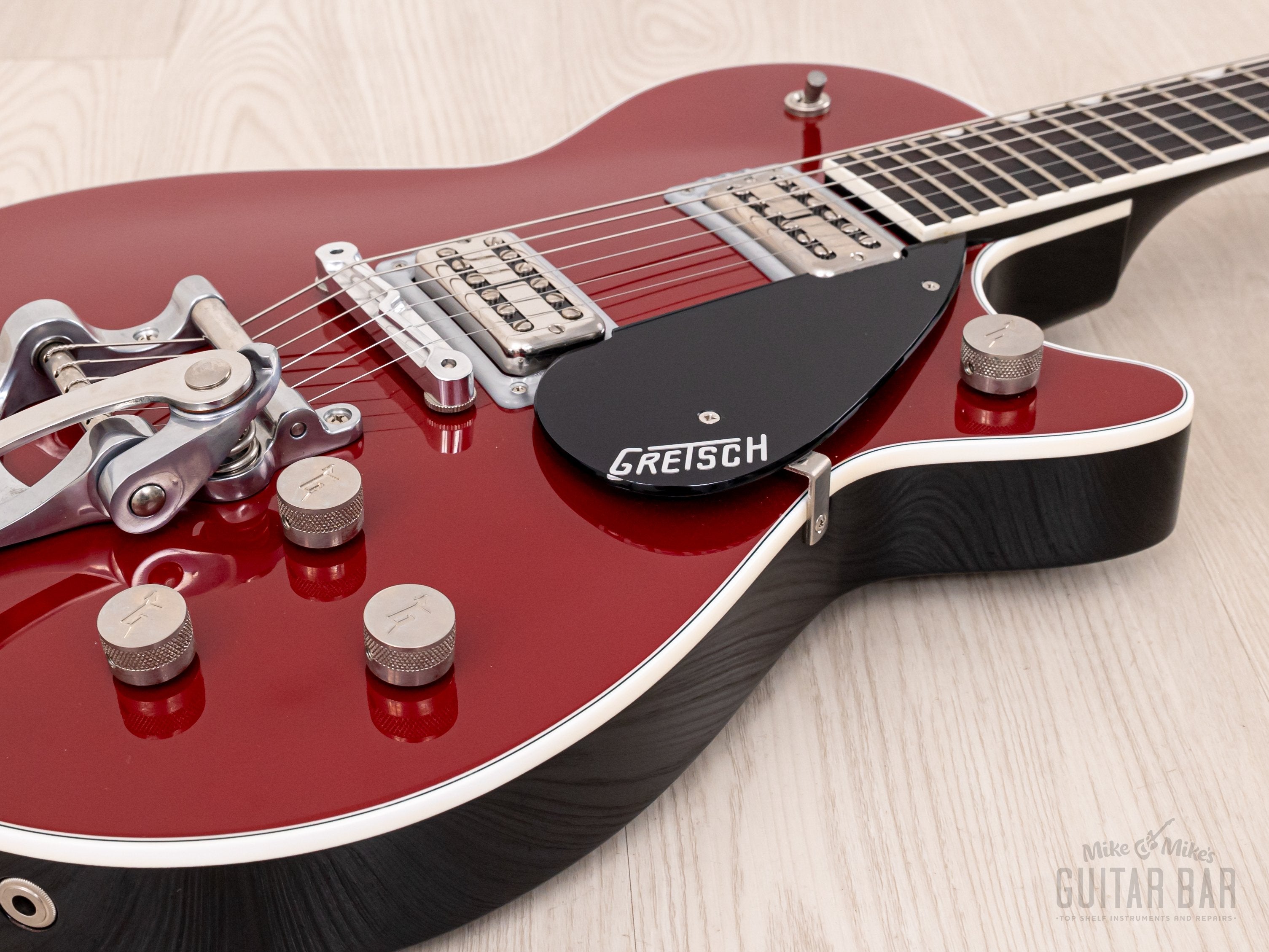 2017 Gretsch G6131T Players Edition Jet Firebird Red w/ TV Jones, Compton Bridge, Bigsby & Case