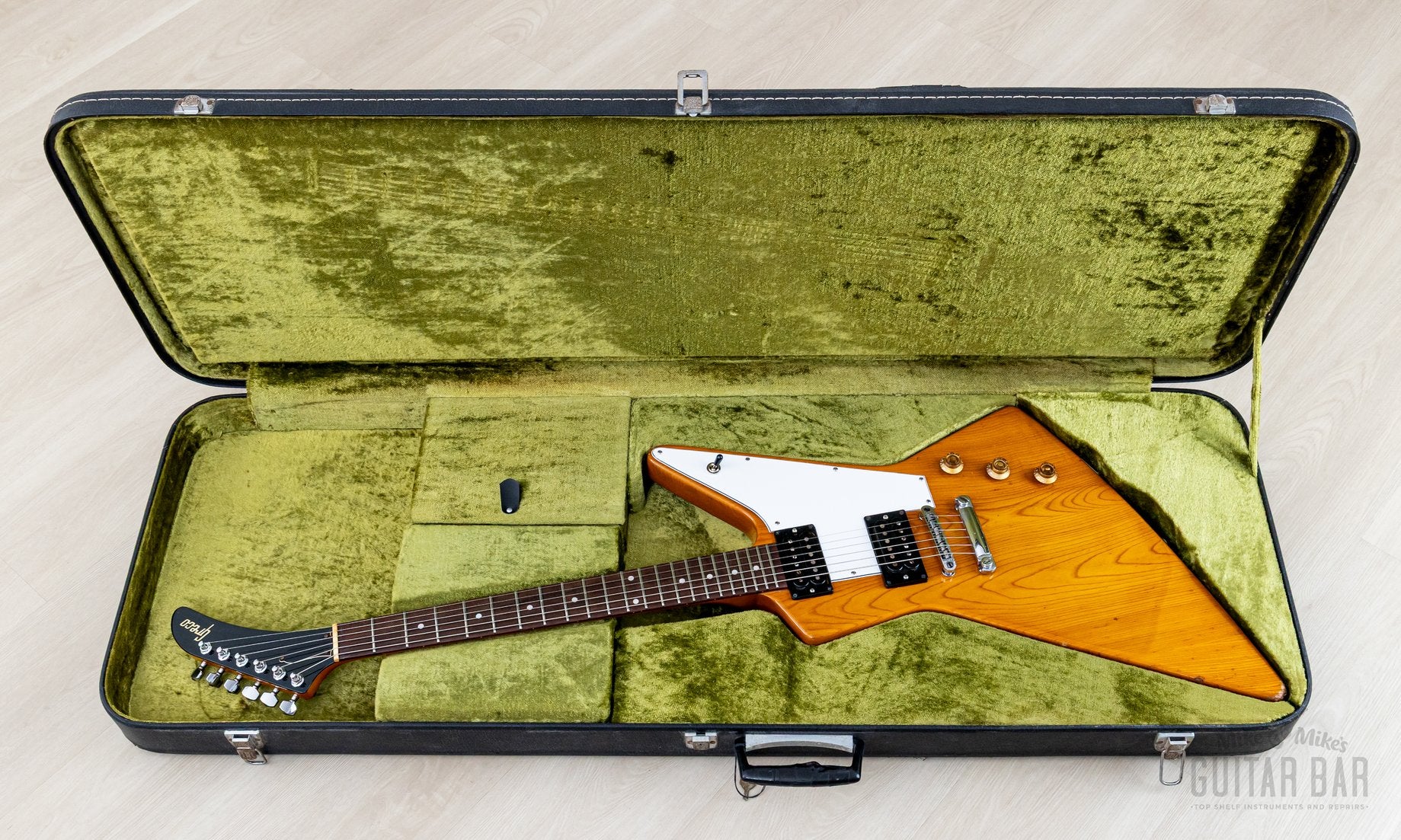 1976 Greco EX800 Explorer Vintage Electric Guitar, Destroyer 2459 w/ C