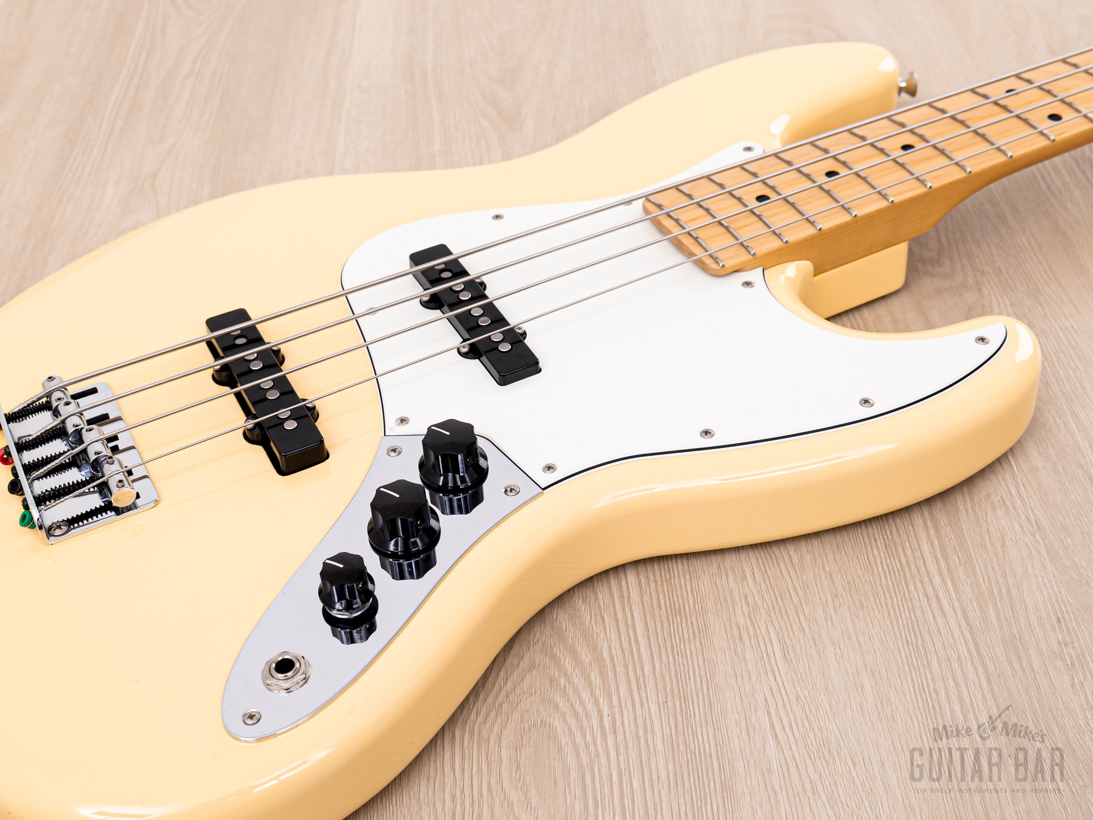 2021 Fender Hybrid II Jazz Bass Vintage White w/ Hangtags, Japan MIJ