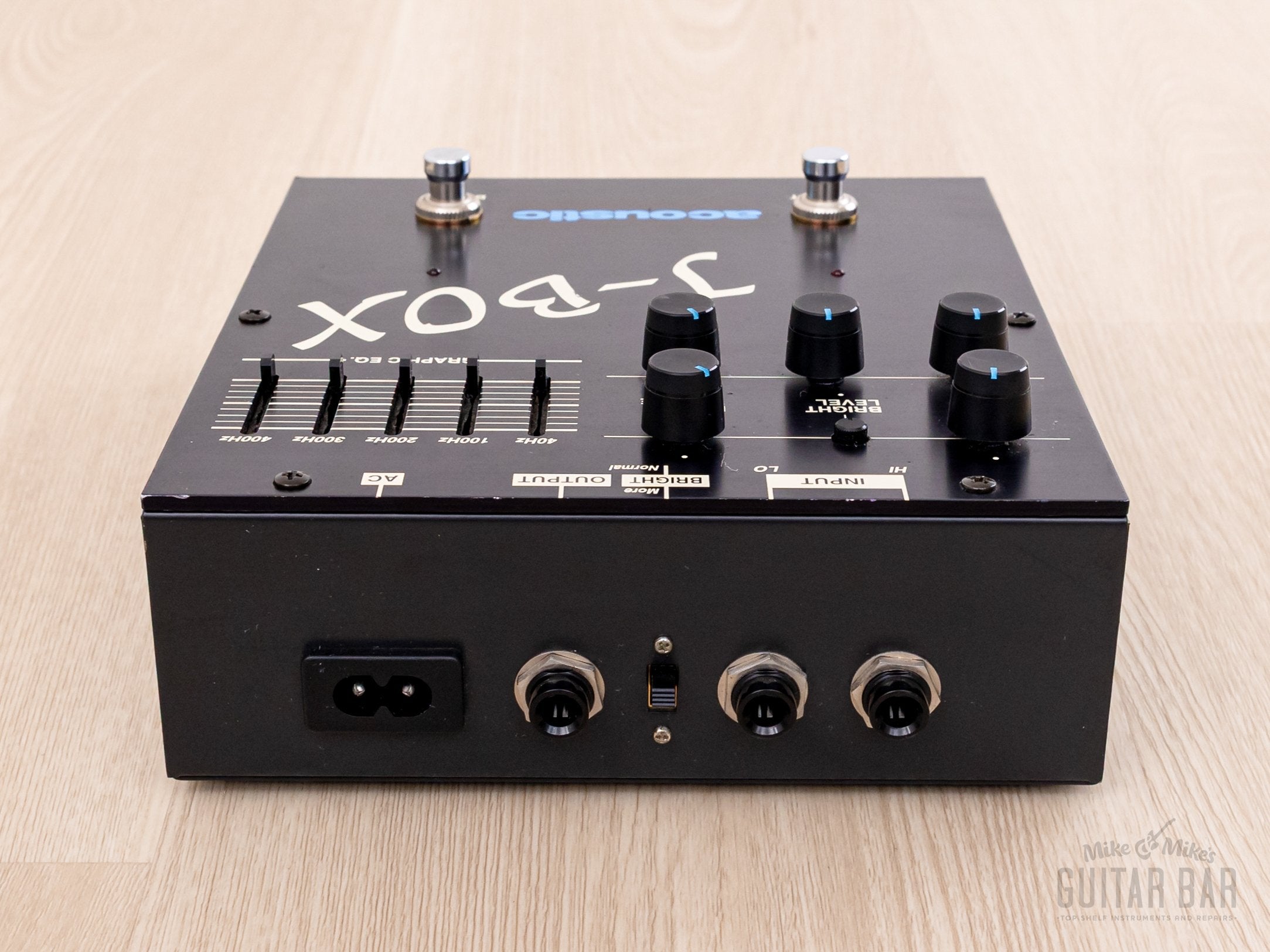 Fernandes Acoustic J-Box Bass Preamp Effects Pedal w/ Box