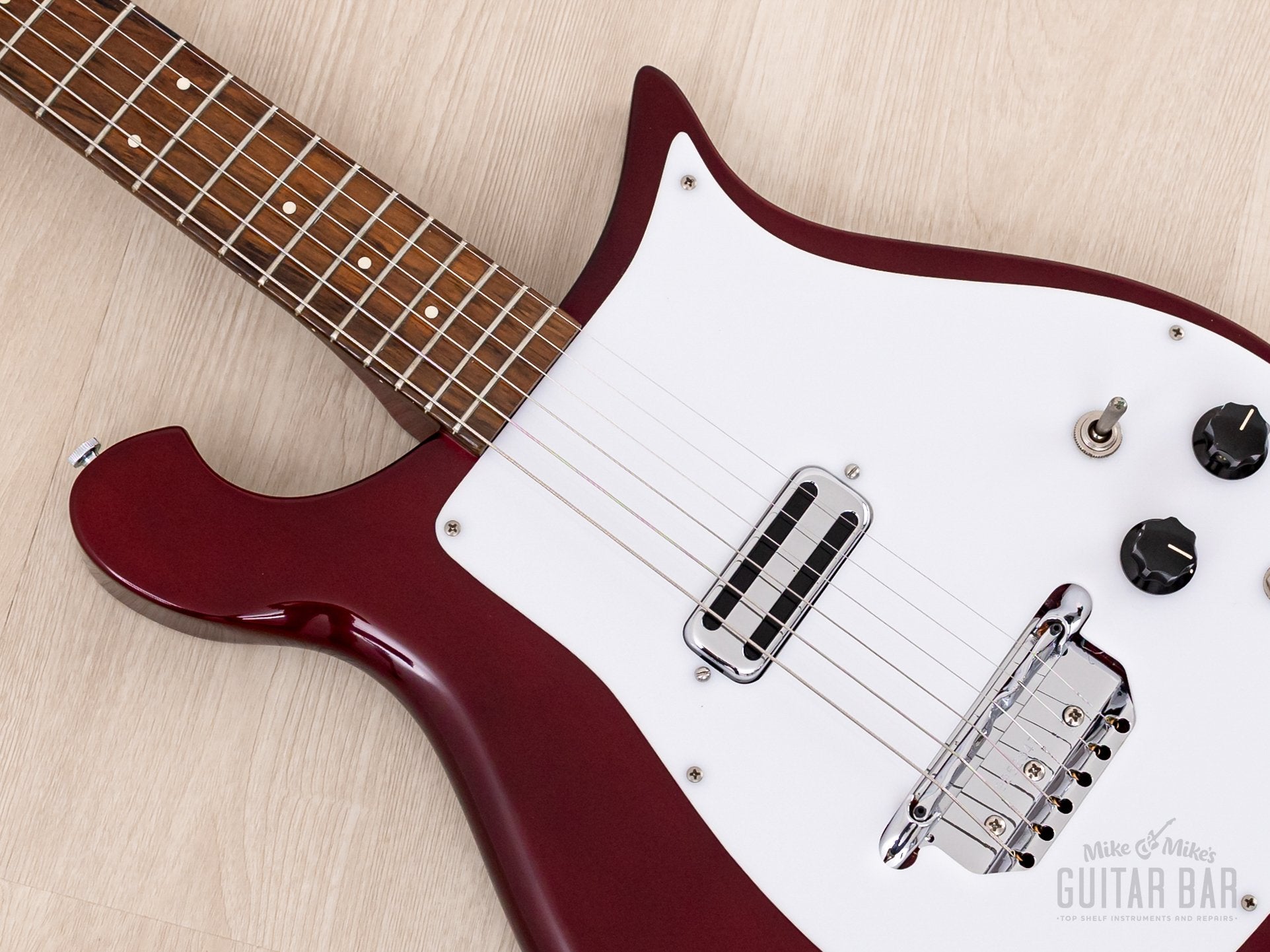 1999 Rickenbacker 425V63 Limited Edition Vintage Reissue Burgundyglo w/ Toaster Top, Case