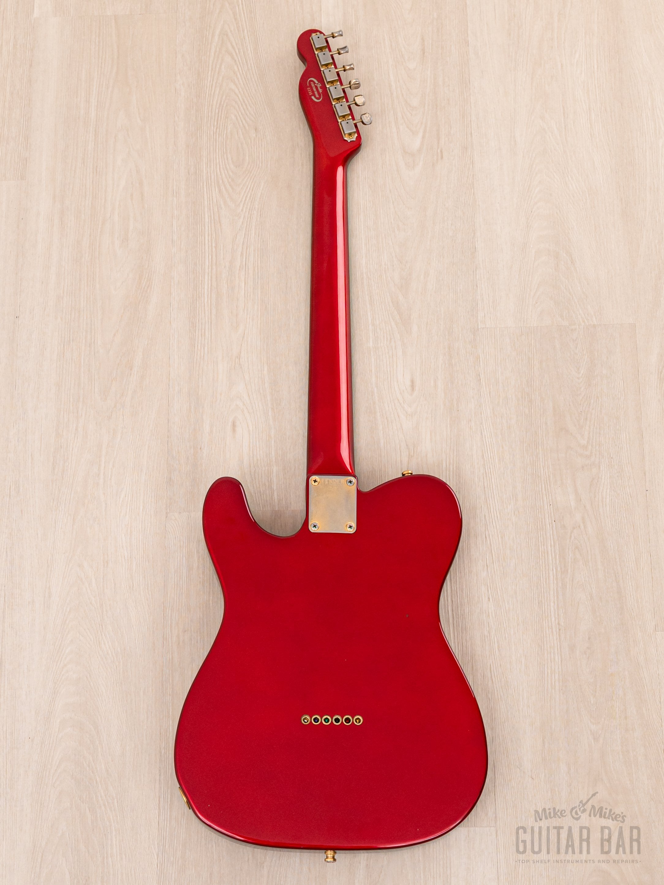 1987 Fender Custom Made Telecaster Candy Apple Red w/ USA Pickups & Gold Hardware, Japan MIJ Fujigen