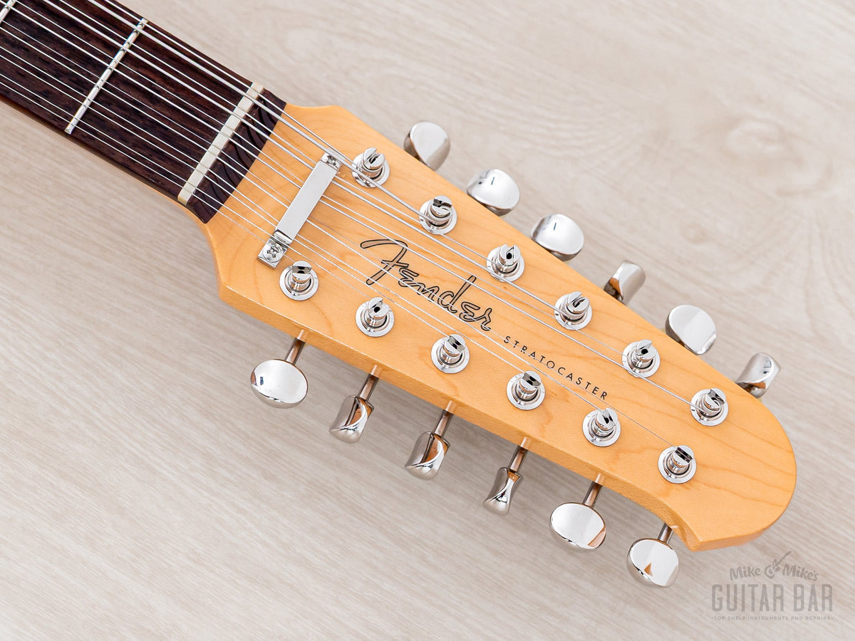 2024 Fender Stratocaster XII 12-string Sunburst, 12-string headstock front