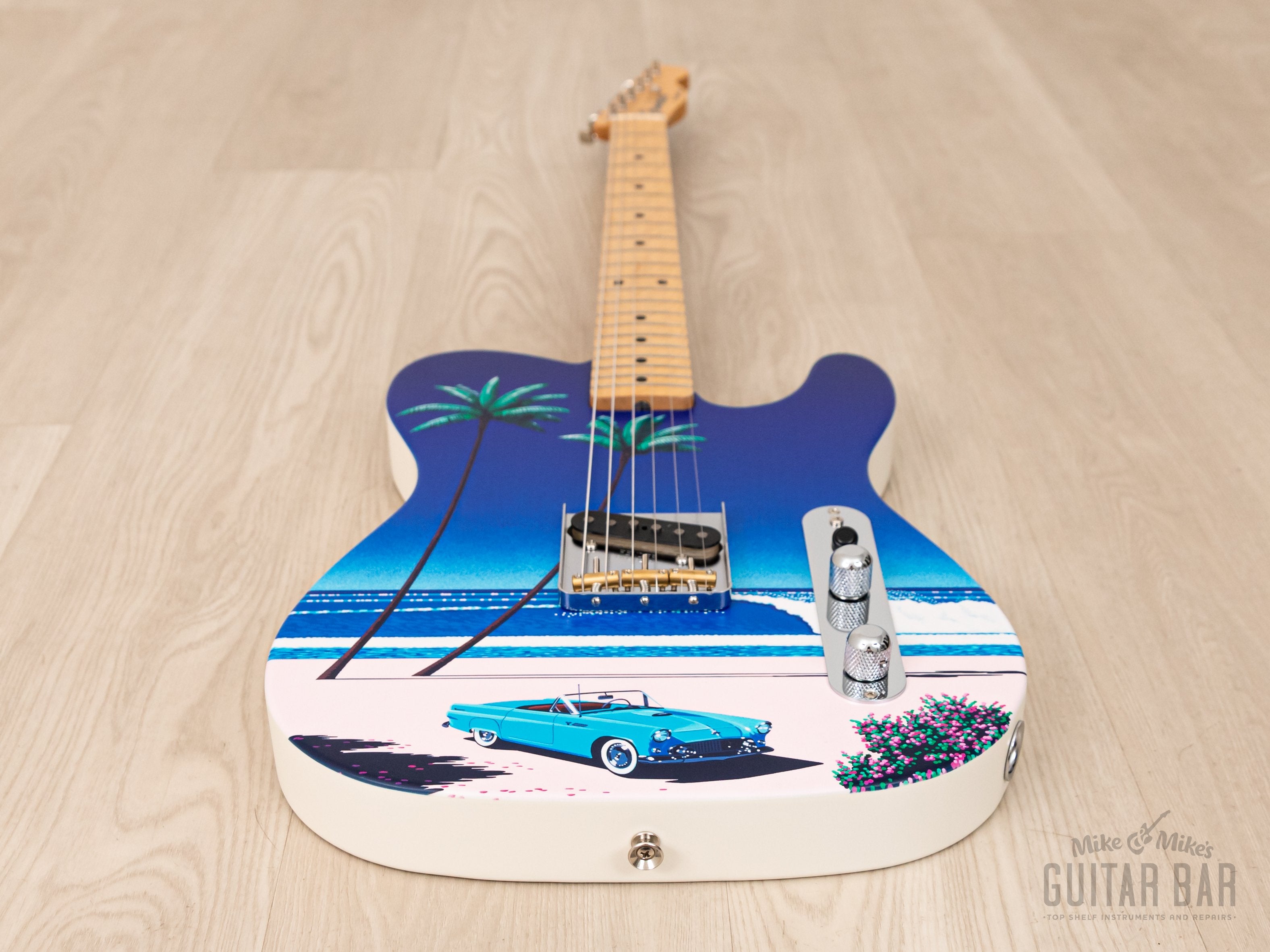 2022 Fender Japan Art Canvas Esquire Hiroshi Nagai No 1, Mint w/ Case &  Hangtags, 1 of 30