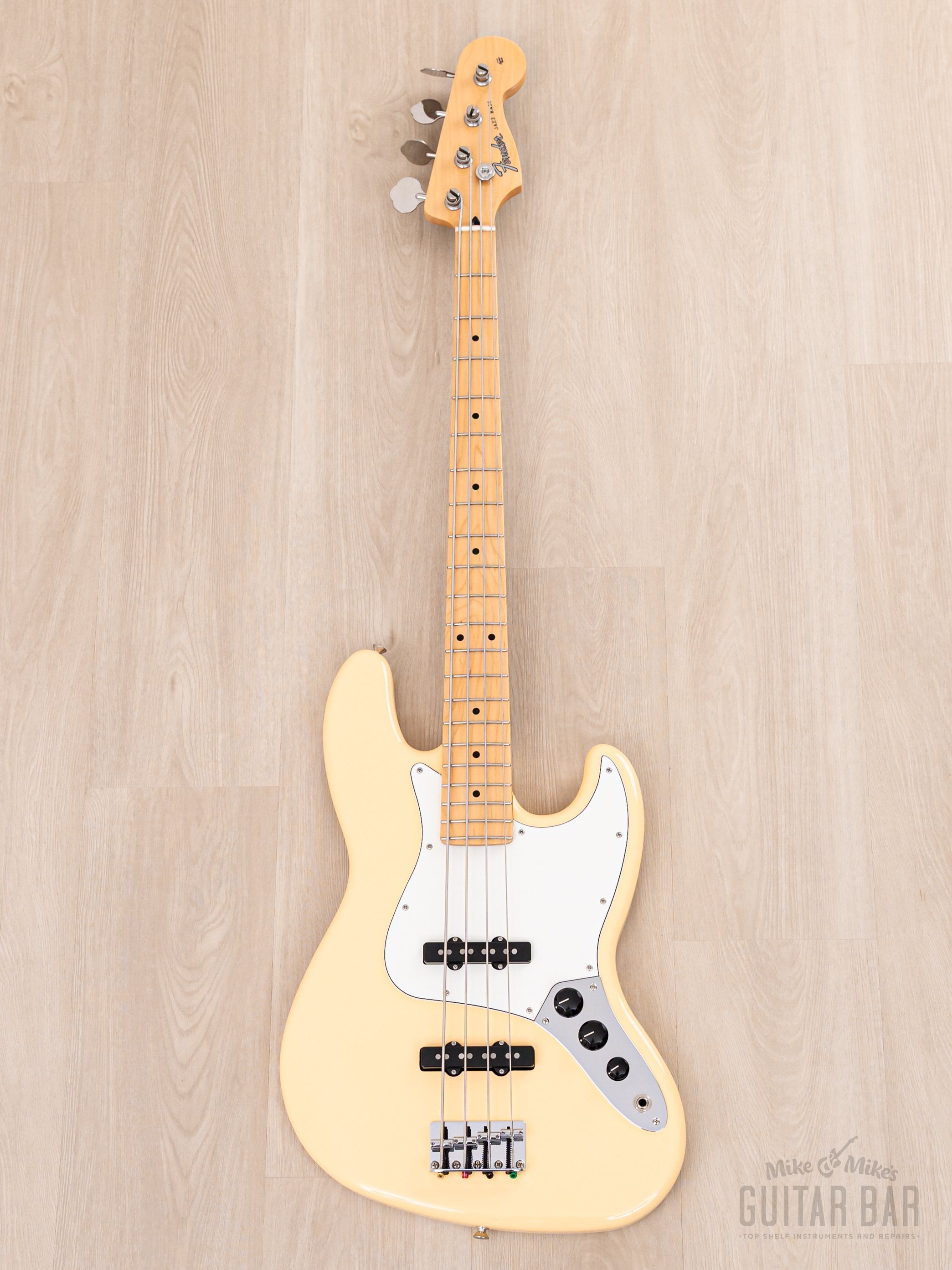 2021 Fender Hybrid II Jazz Bass Vintage White w/ Hangtags, Japan MIJ