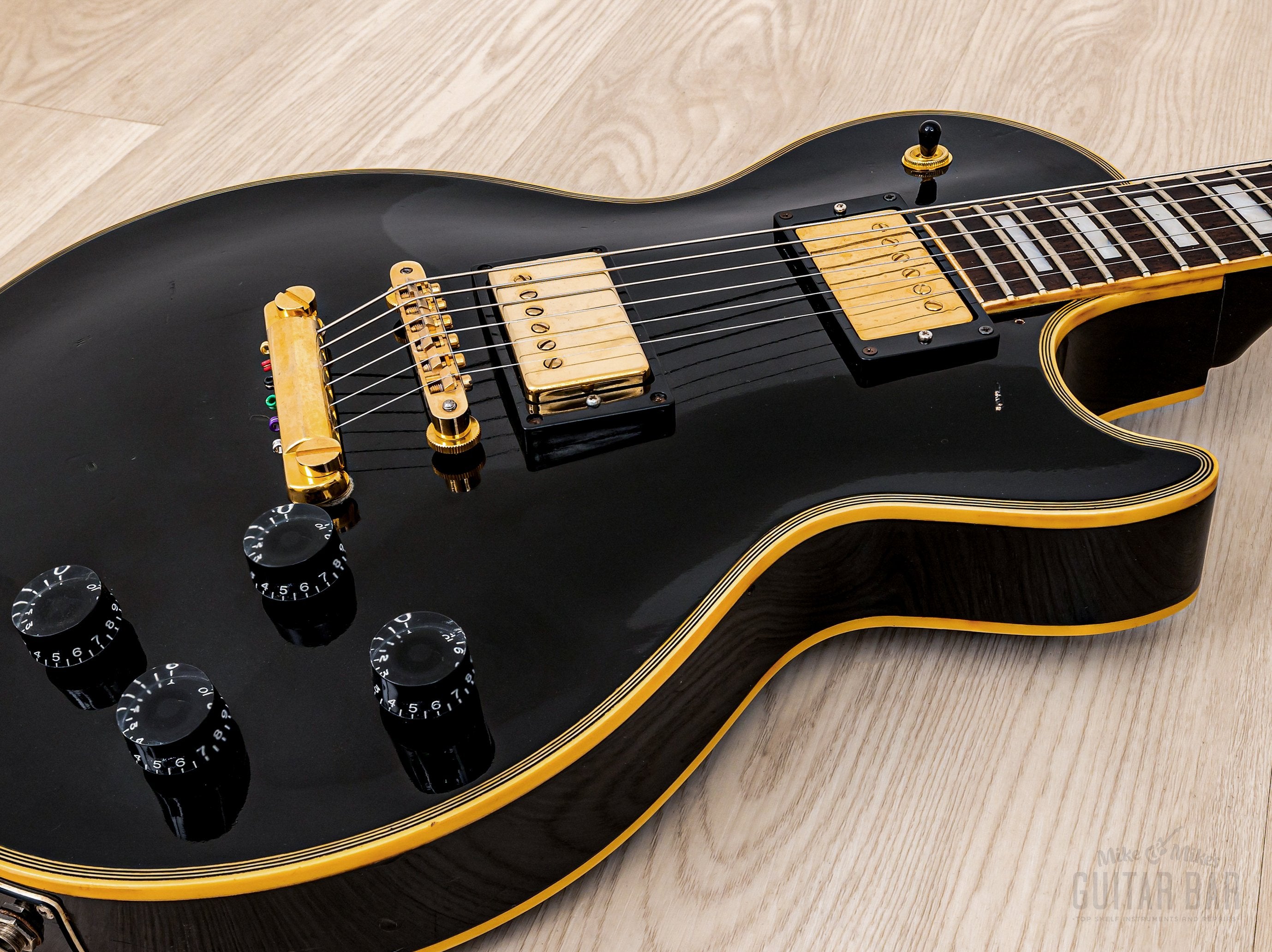 1984 Tokai Love Rock TLC65 Custom Black Beauty Vintage Guitar