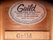 Guild F-42 interior label, co-designed with G. Gruhn, serial KG100026