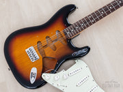 2024 Fender Stratocaster XII 12-string Sunburst, body with pickguard lifted