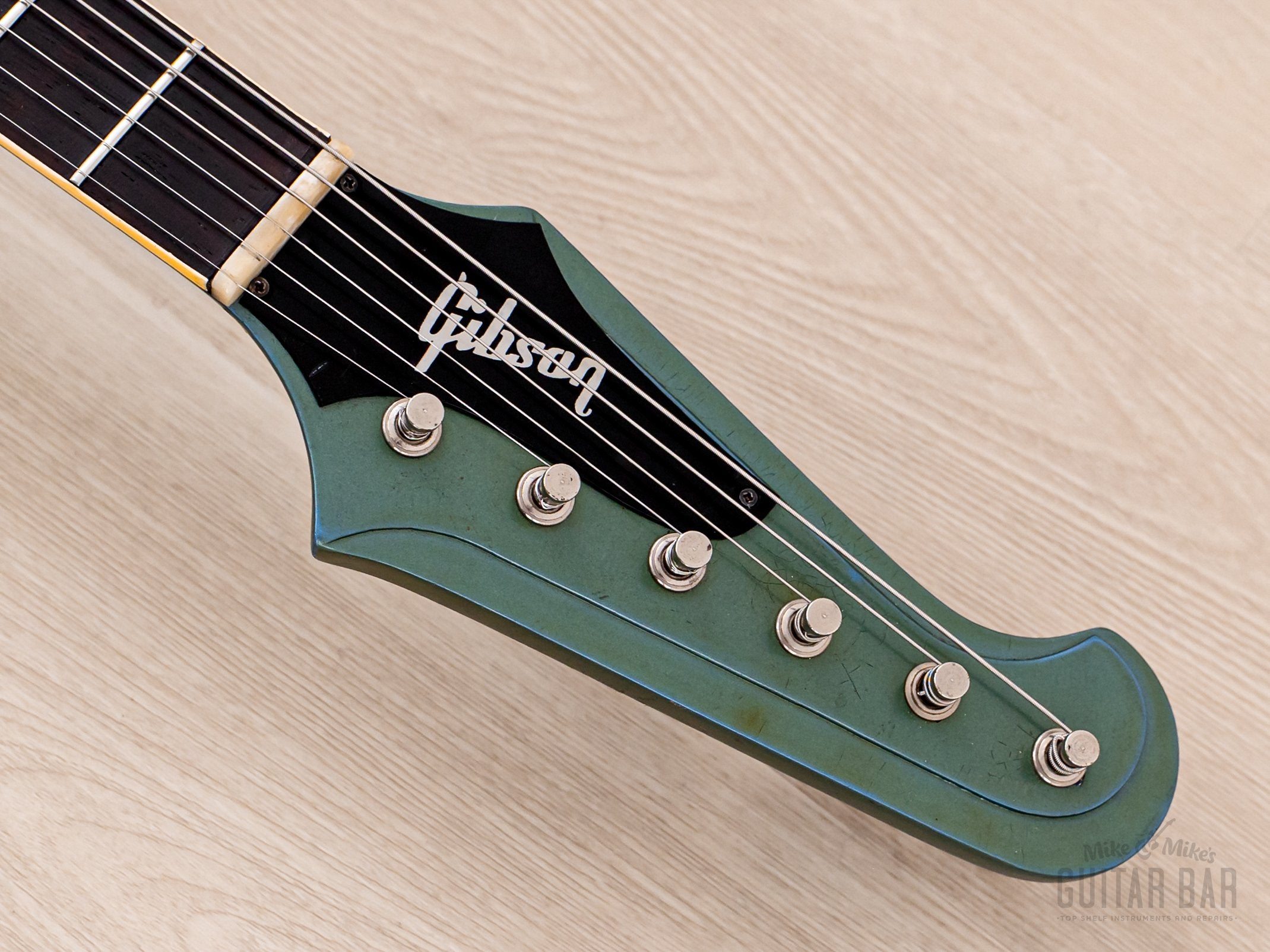 1963 Gibson Firebird V Reverse Body Pelham Blue Vintage Guitar w/ Case, The Hives Howlin' Pelle Almqvist