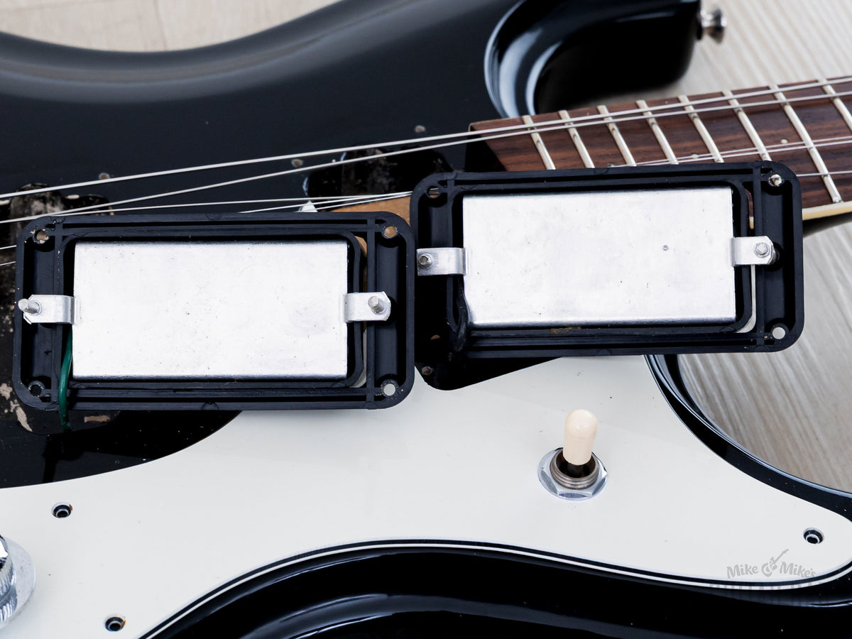 Firstman Mosrite Ventures Model pickups with covers removed