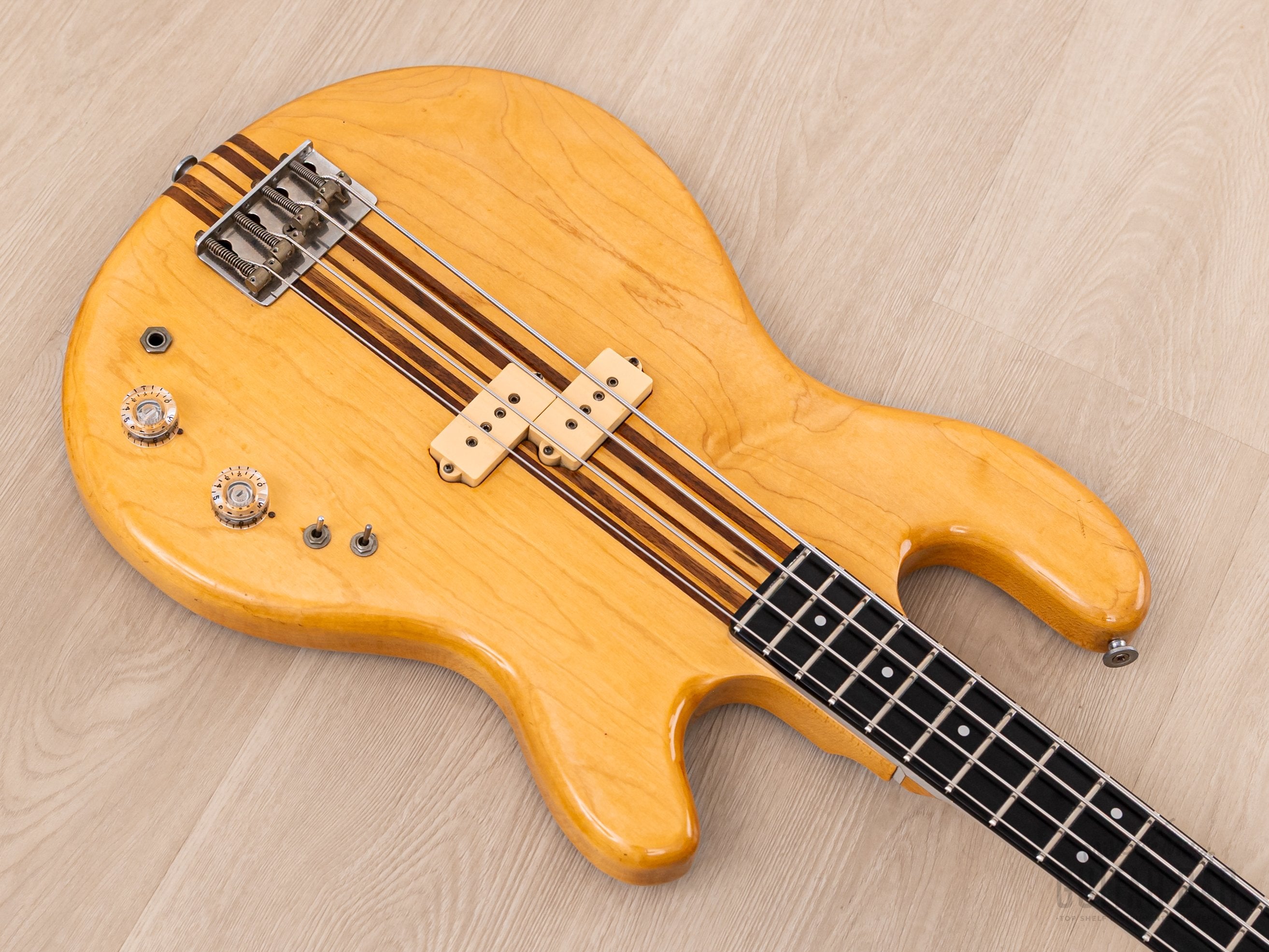 1979 Kramer DMZ 4000 Vintage Aluminum Neck Bass Natural w/ Case