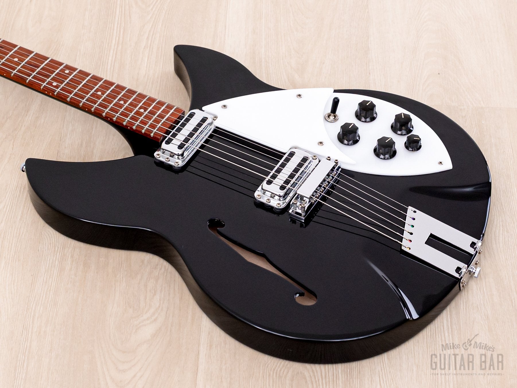 1998 Rickenbacker Rose Morris Model 1997 Jetglo w/ Toaster Tops, Hangtags & Case