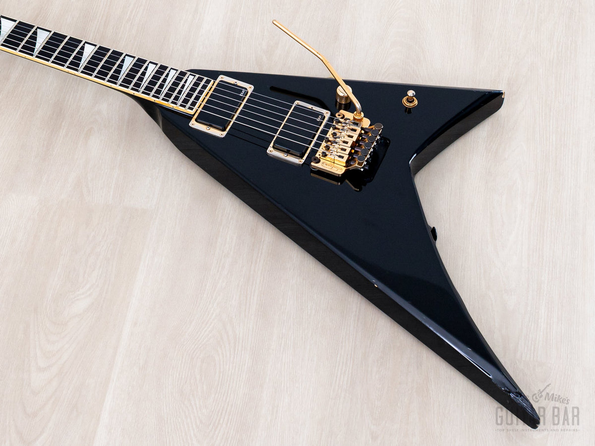 1991 Grover Jackson Dan Spitz Rhoads V angled body and neck