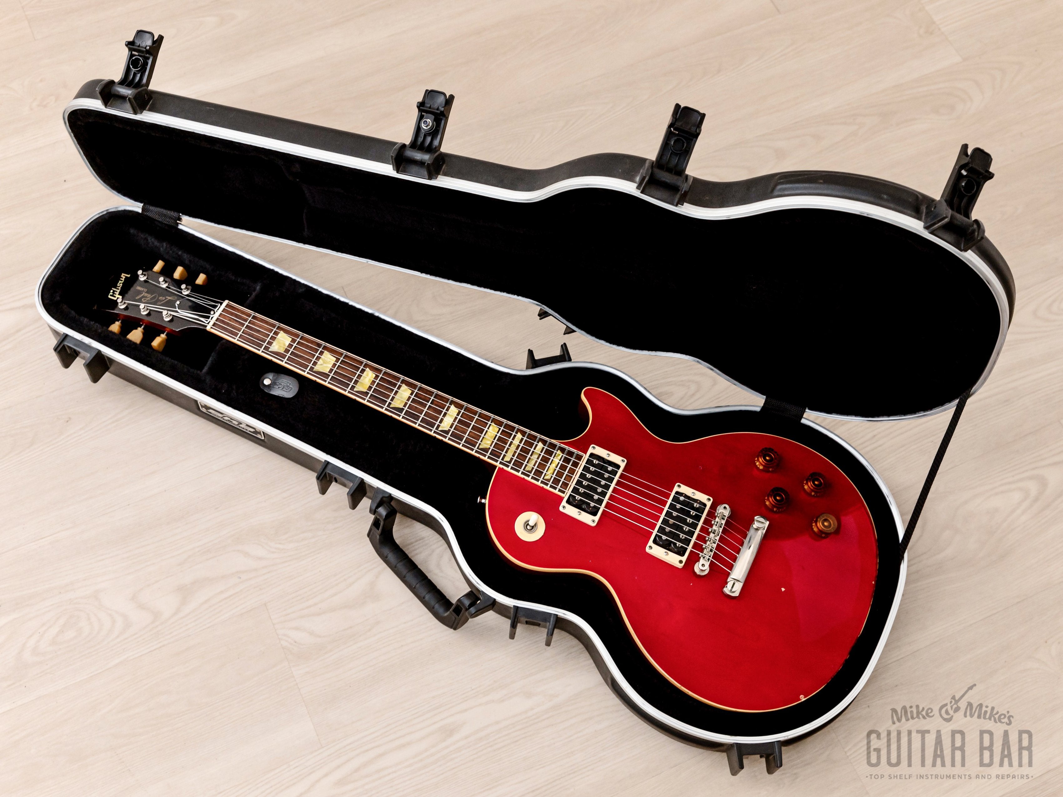 2002 Gibson Les Paul Classic Cherry w/ 496R & 500T Humbuckers, Case