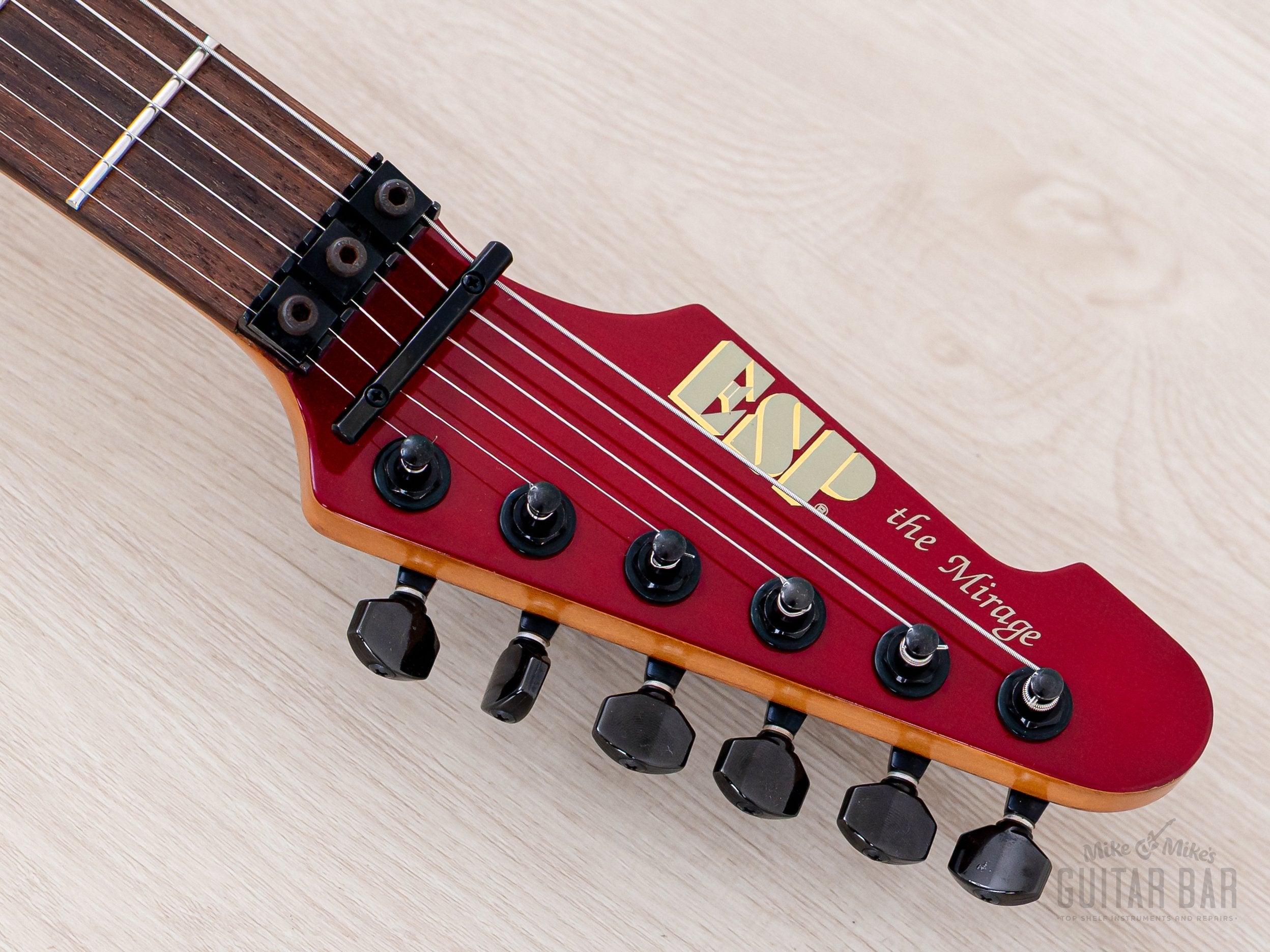 ESP ミスティーク 1996 ESP Mirage Superstrat SSH Trans Red w/ Floyd Rose, Hangtags