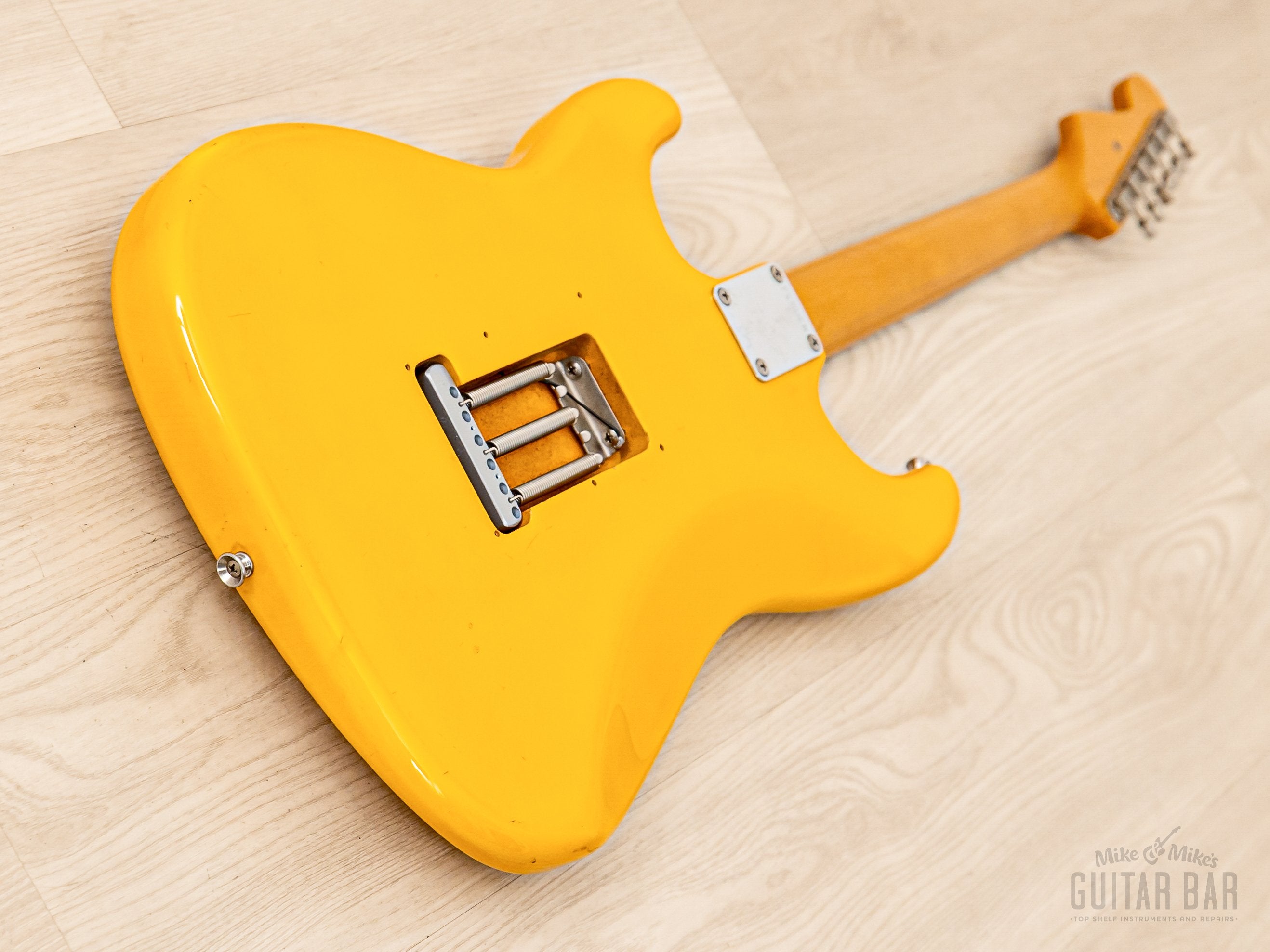 1988 Fender Stratocaster '62 Vintage Reissue ST62-55 Rebel Yellow, Japan MIJ Fujigen