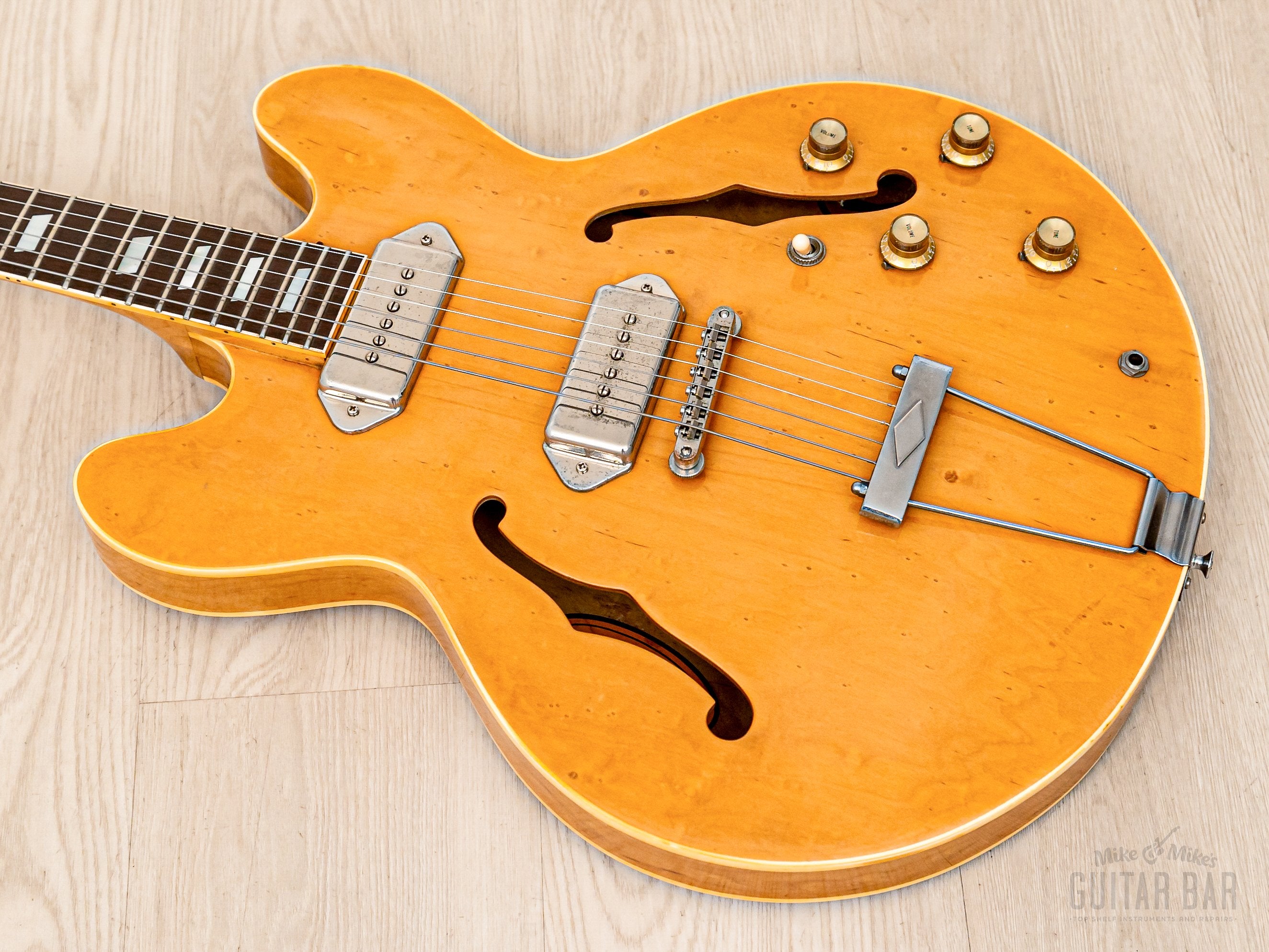 1988 Epiphone Casino Natural Near-Mint, Pre-Elitist Revolution w/ Case, Japan Terada