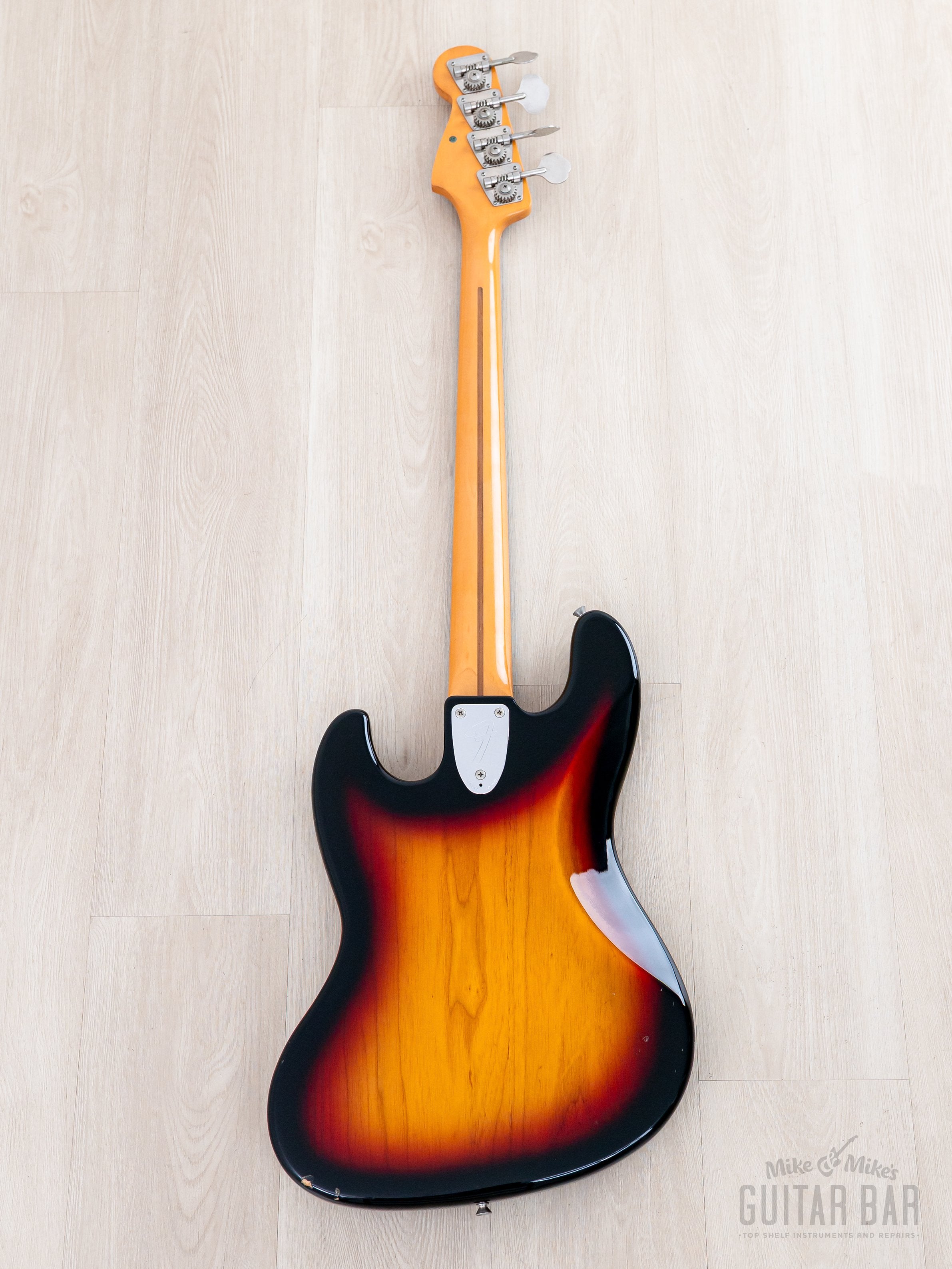 1990 Fender Jazz Bass '75 Vintage Reissue JB75-750 Sunburst w/ Blocks