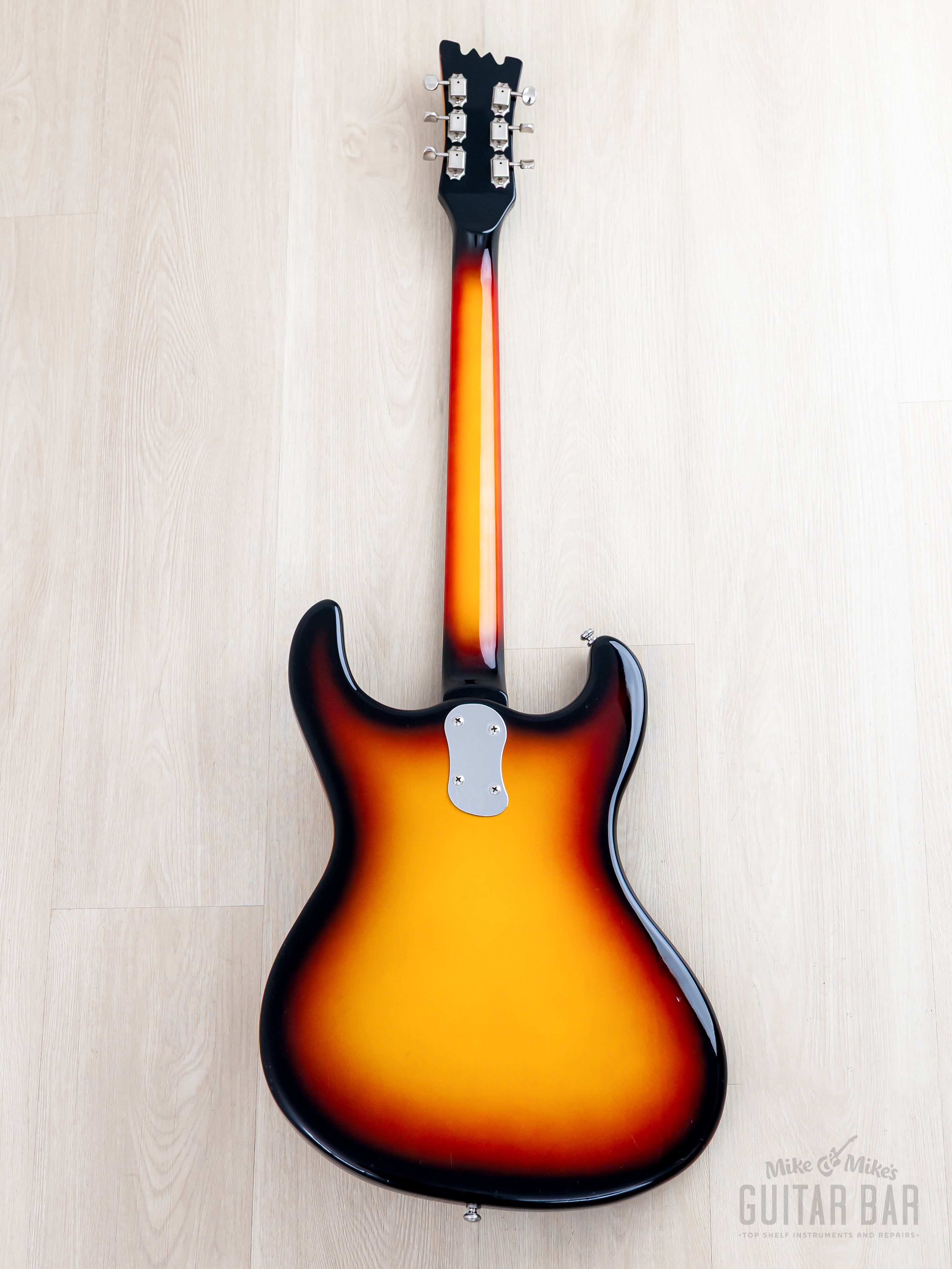 1990s Mosrite Ventures Model Excellent '65 Sunburst, Nokie Edwards-Sig