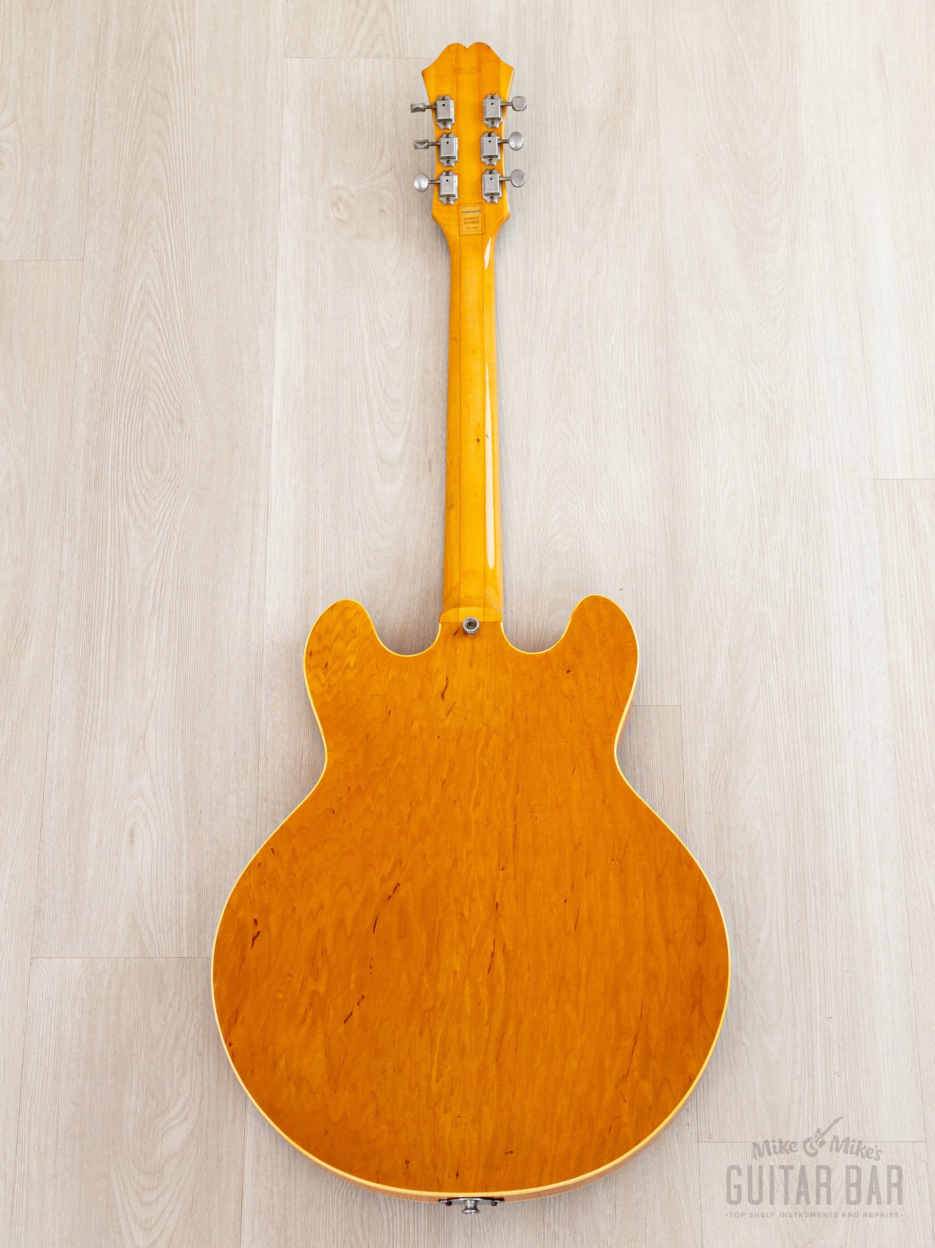 1981 Epiphone Casino Vintage Guitar Natural, Near-Mint w/ Case, Japan