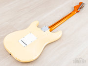 Body edge and pickguard close-up