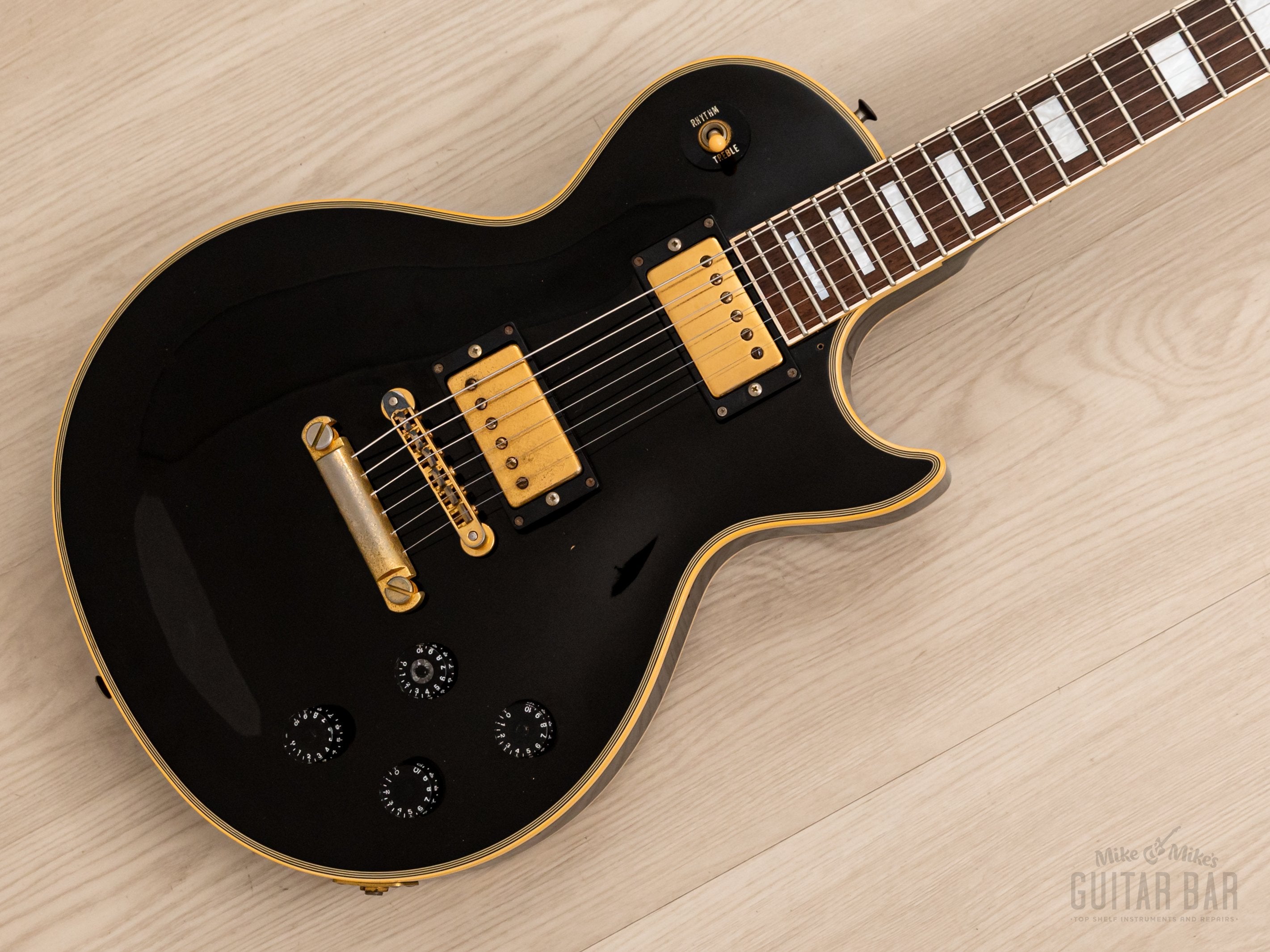 1989 Orville by Gibson Les Paul Custom LPC-EB Black Beauty w/ USA Bill –  Mike & Mike's Guitar Bar