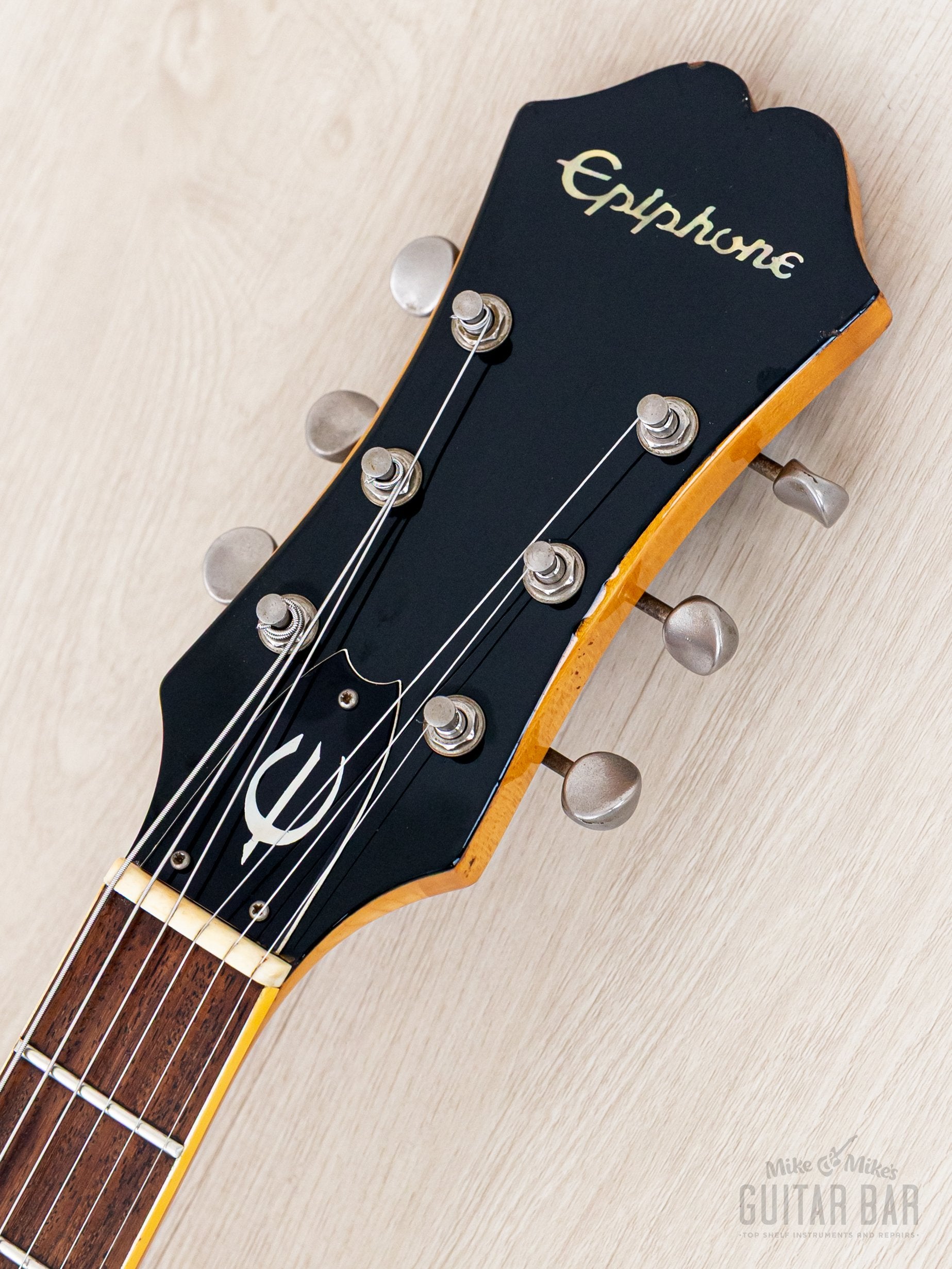 1981 Epiphone Casino Vintage Guitar Natural, Near-Mint w/ Case, Japan