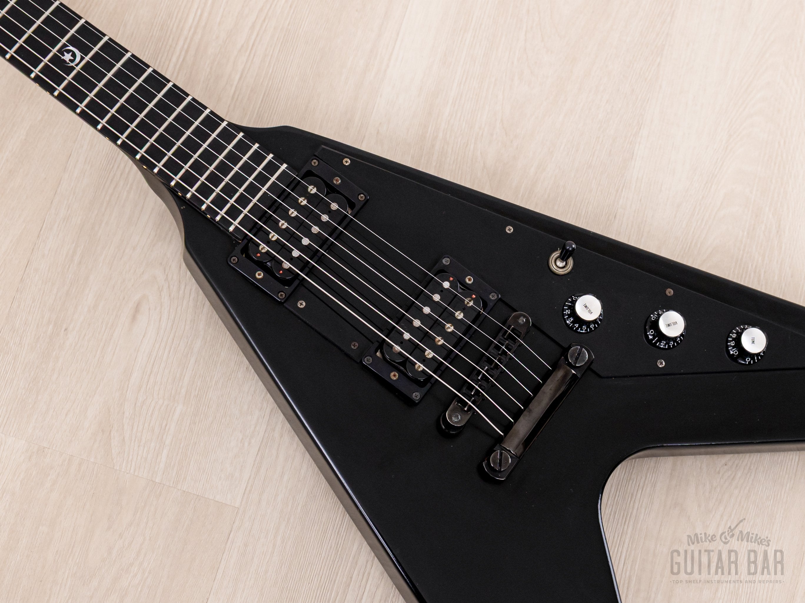 2000 Gibson Flying V Gothic Flat Black w/ Case