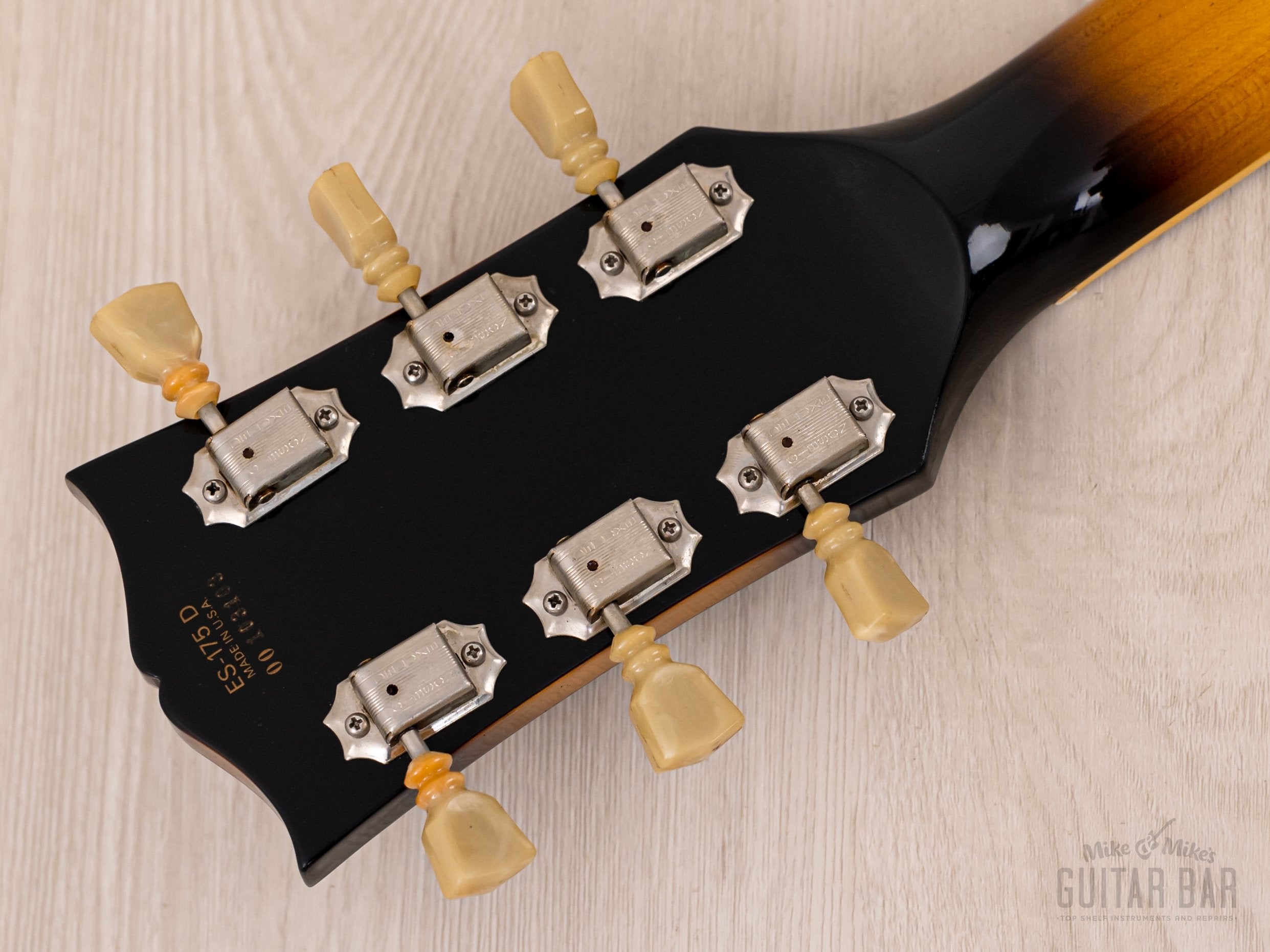 1976 Gibson ES-175 D Vintage Electric Guitar Tobacco Sunburst, Collector-Grade w/ T Tops, Case