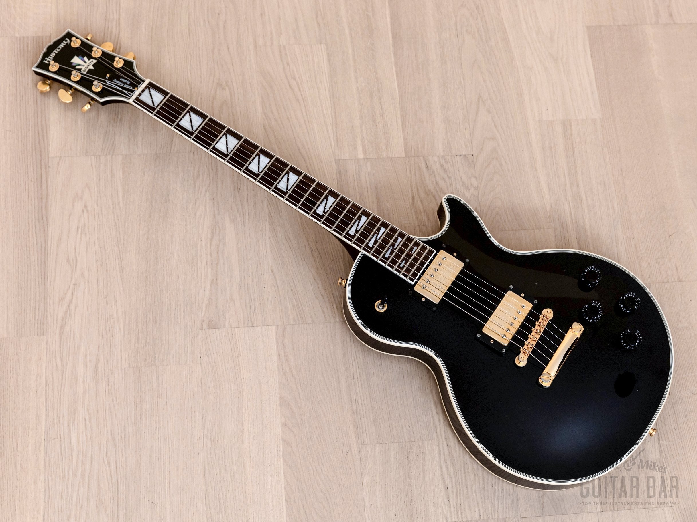 2003 FGN History Dignity ZLC-90 Black Beauty Custom Electric Guitar Ebony, Japan Fujigen