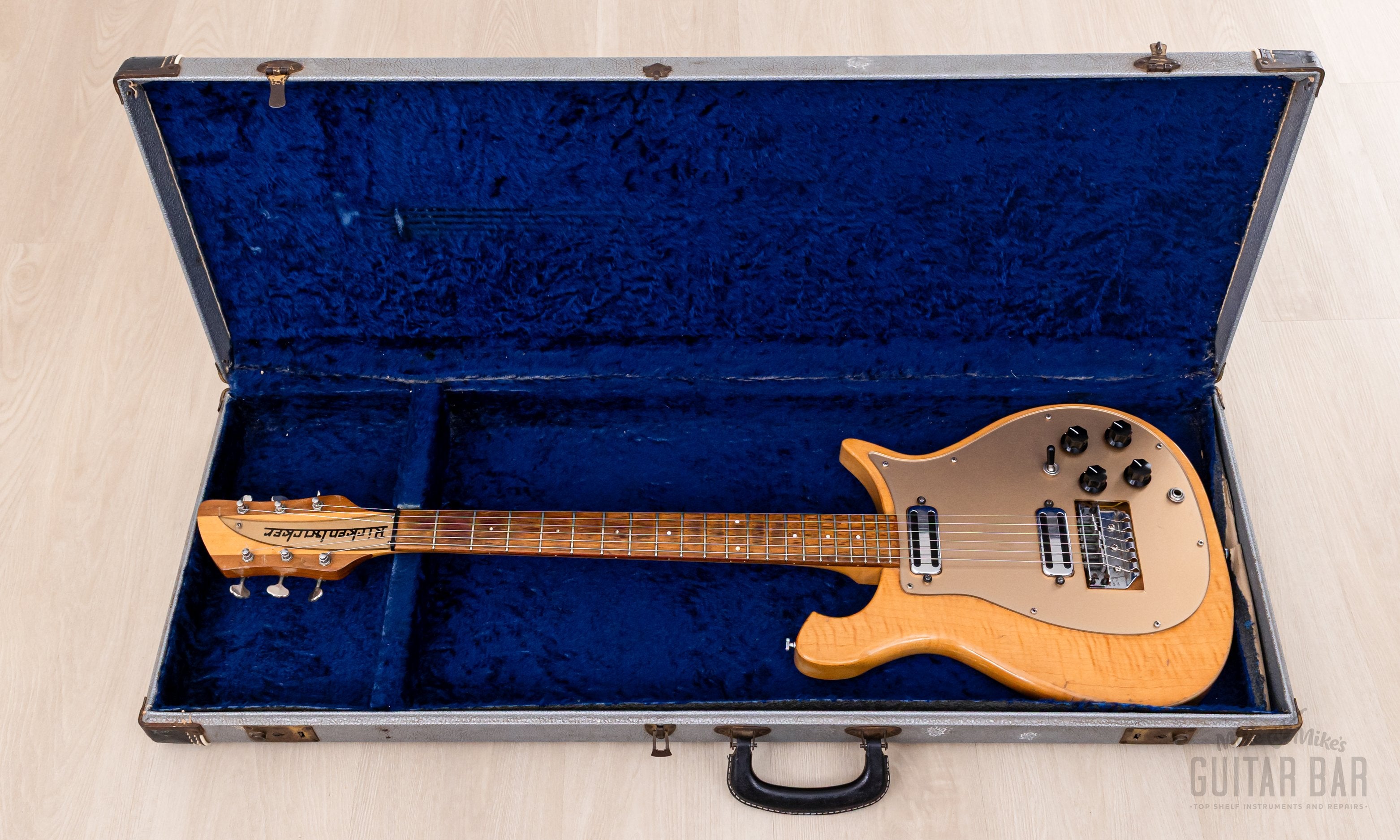 1961 Rickenbacker 450 Combo Vintage Electric Guitar Mapleglo w/ Toaster Top Pickups, Case
