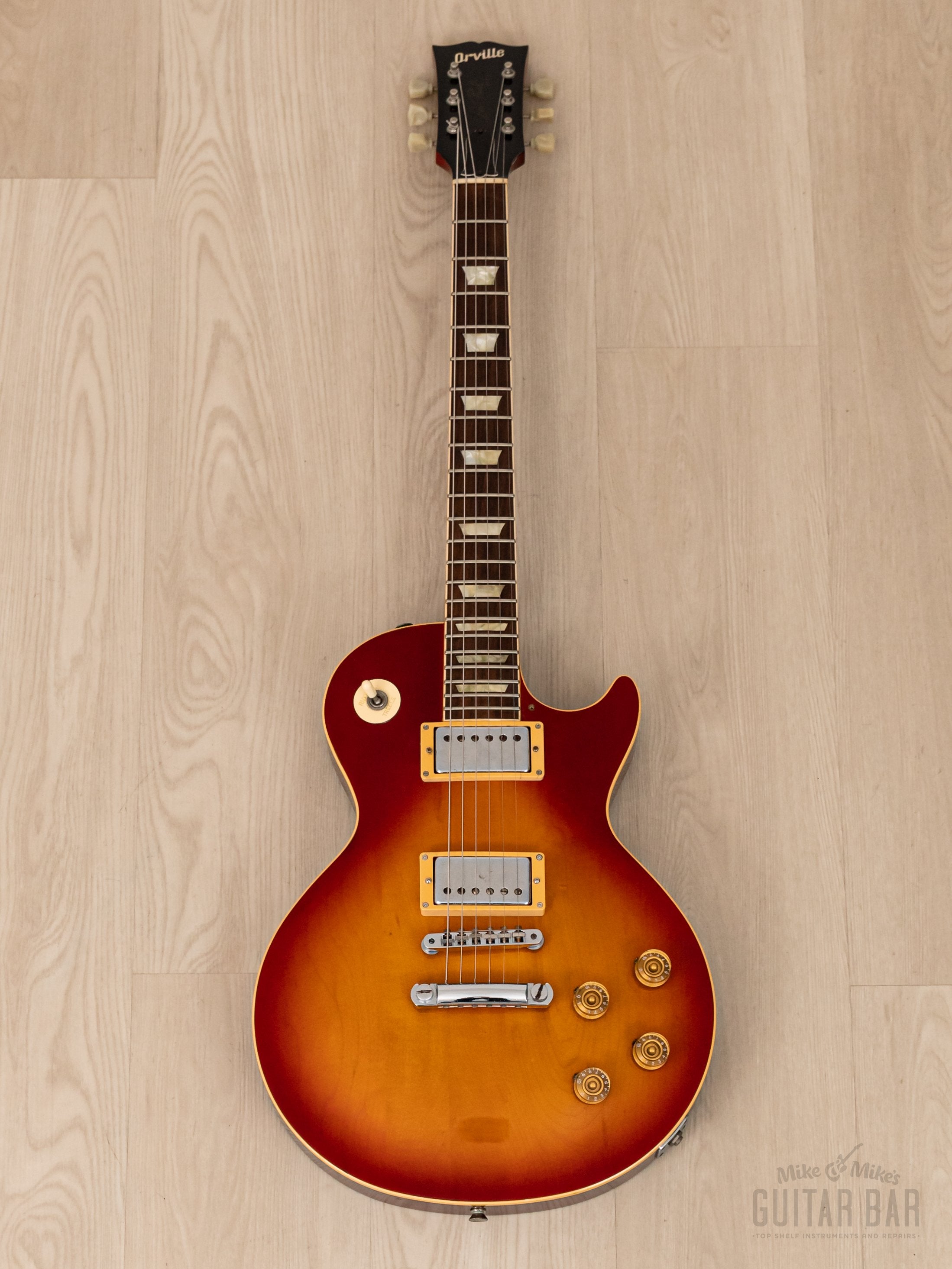 1990 Orville Les Paul Standard LPS-75 Cherry Sunburst, Gibson-Licensed, Japan