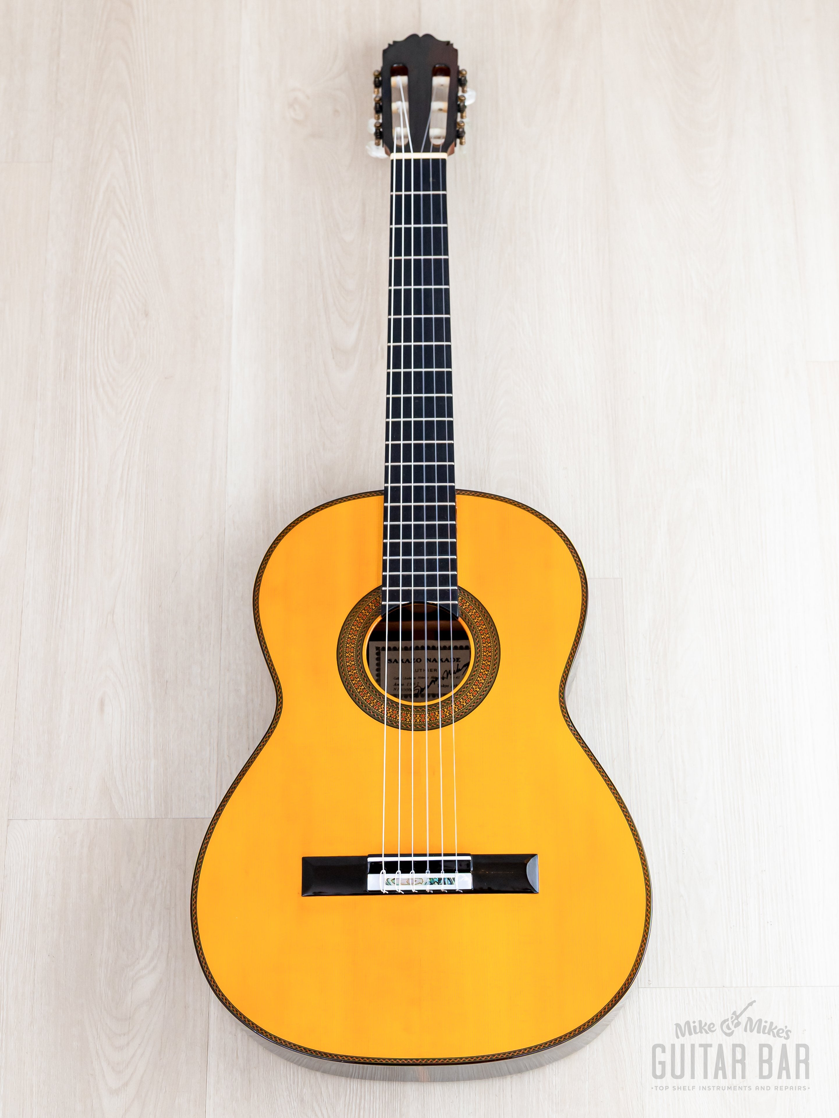 1987 Sakazo Nakade No. 5000 Vintage Classical Guitar German Spruce + B